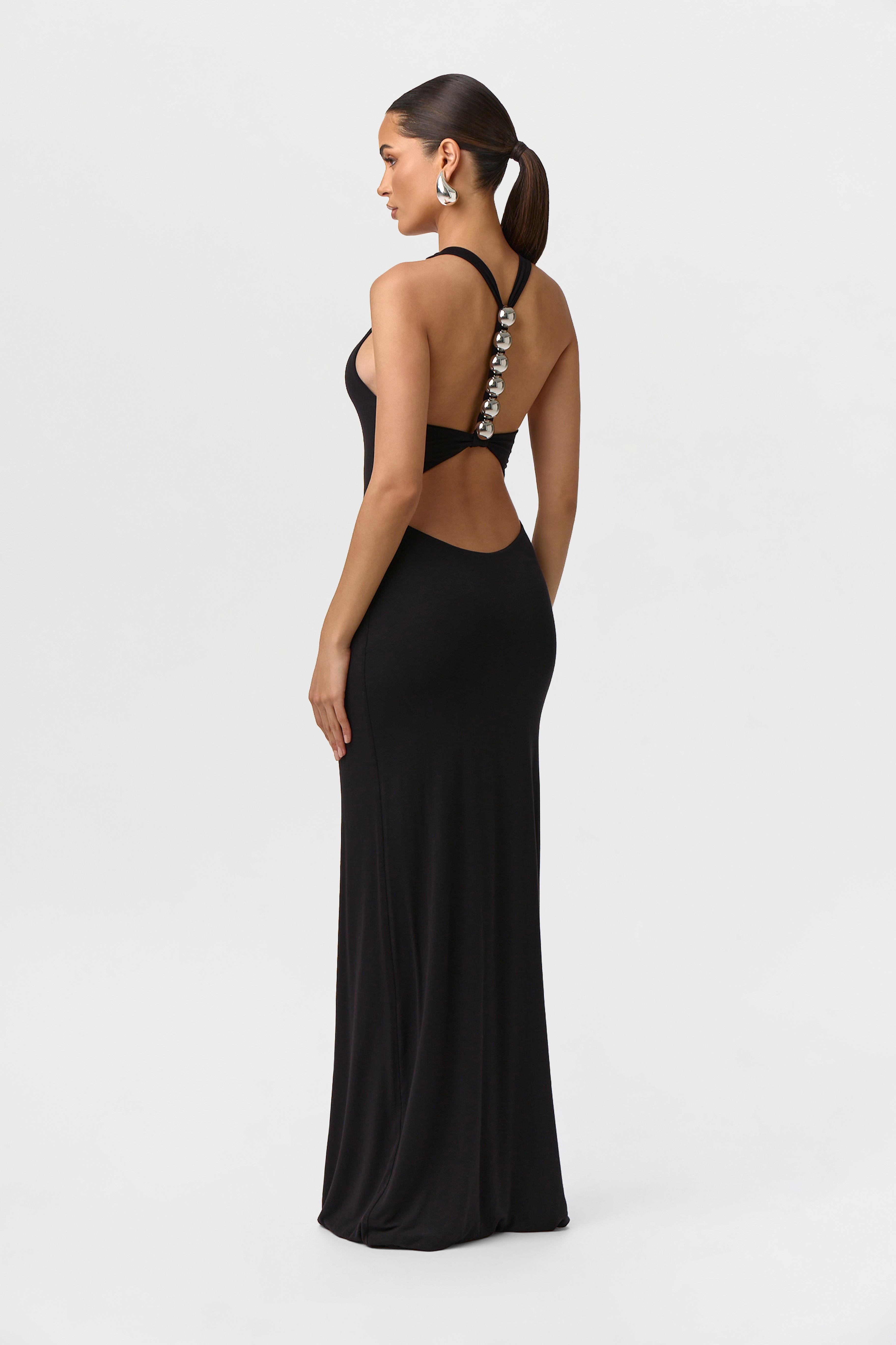 Modal Open Back Dome Maxi Dress