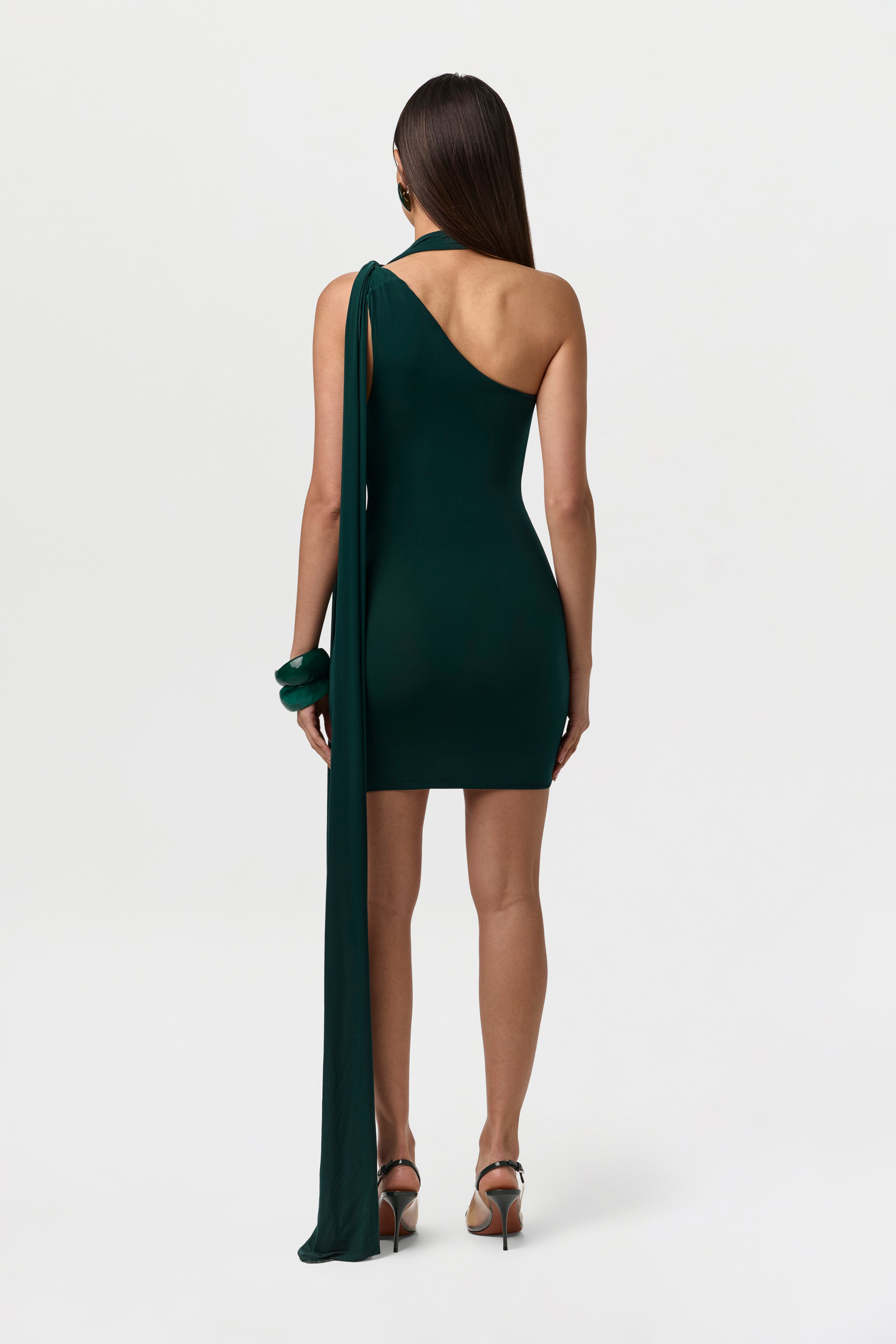 Tie Shoulder Mini Dress