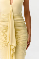 Naked Ruffle Halter Dress