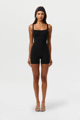 Naked Scoop Tank Romper