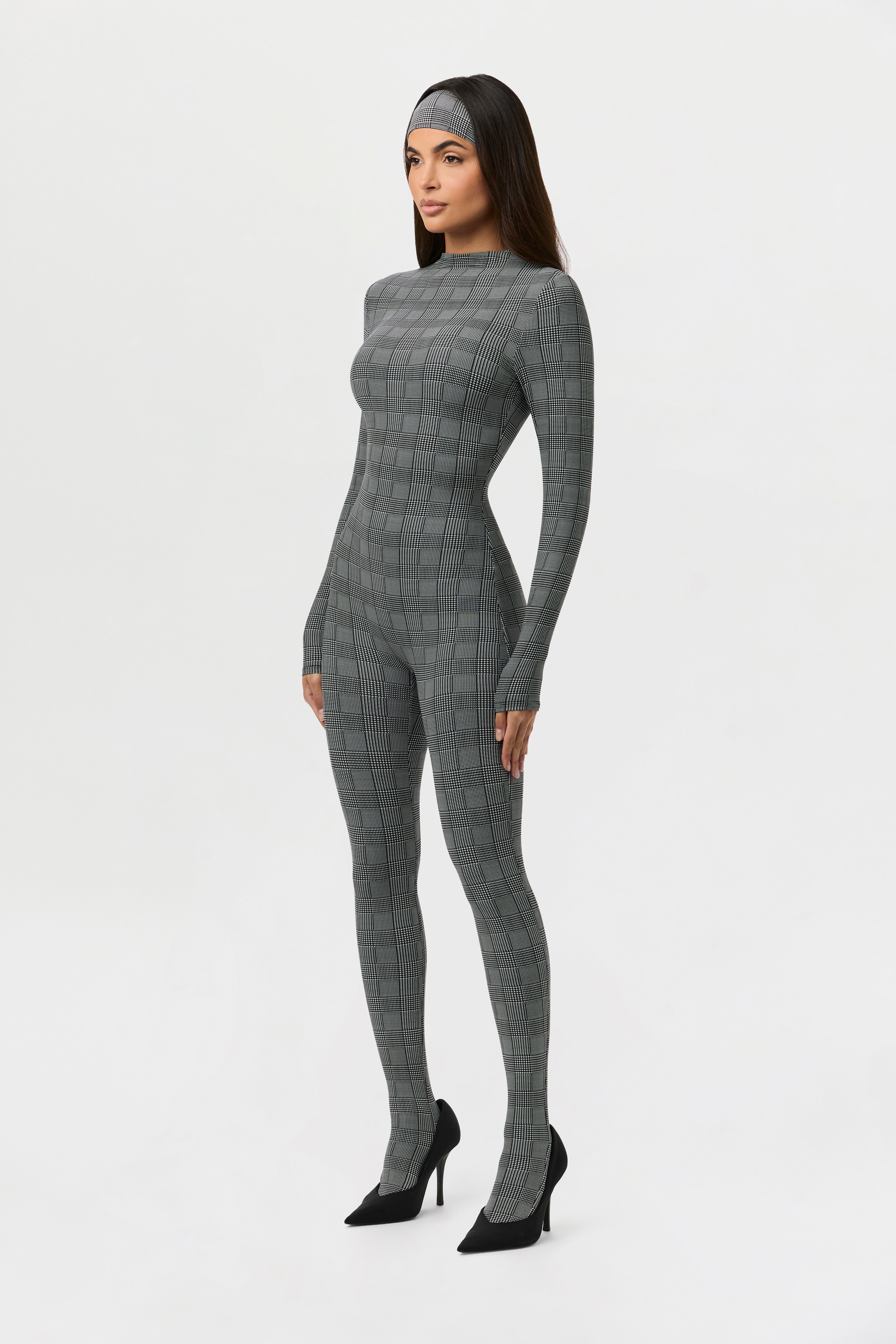 Naked Print Closed Toe Jumpsuit