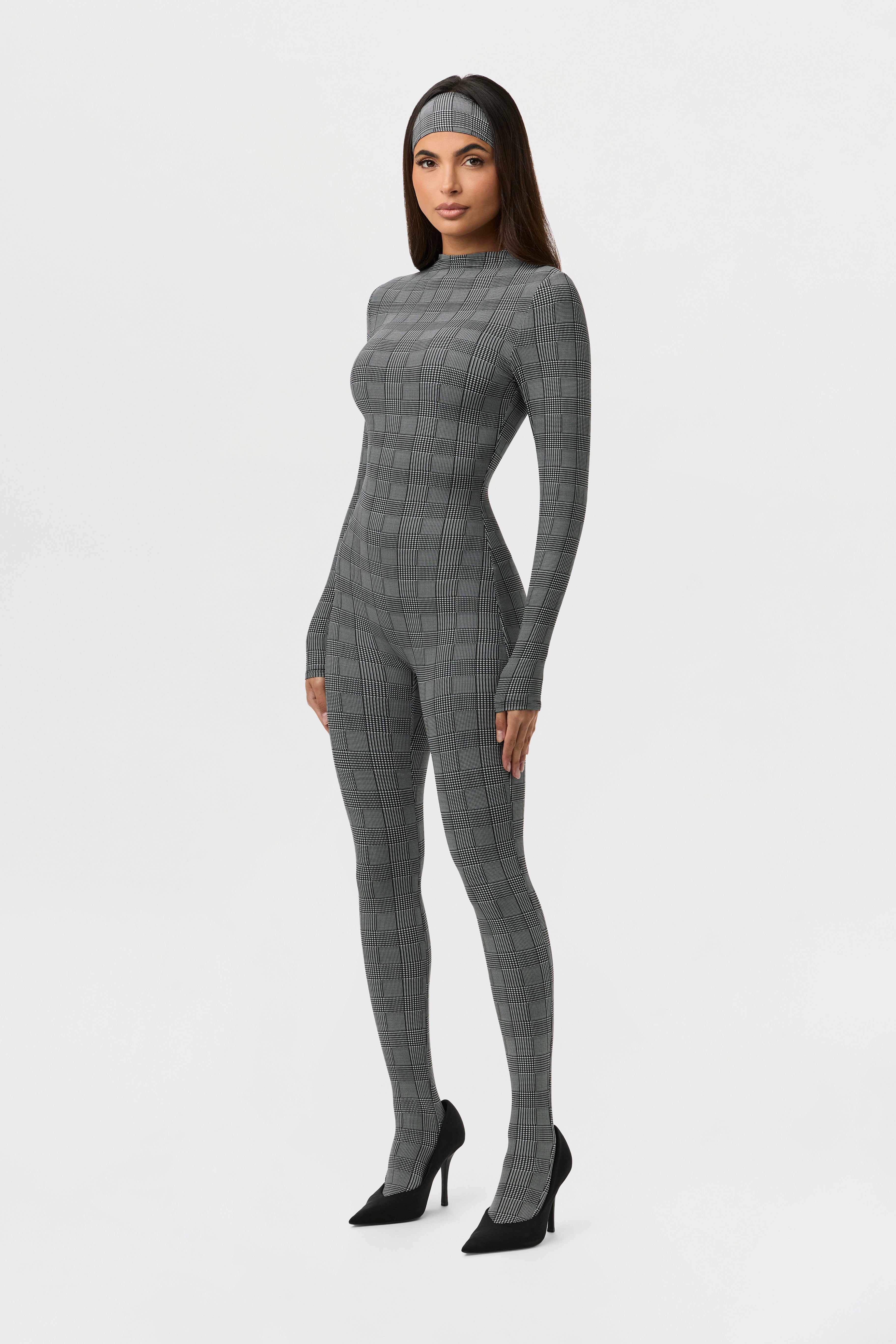 Naked Print Closed Toe Jumpsuit