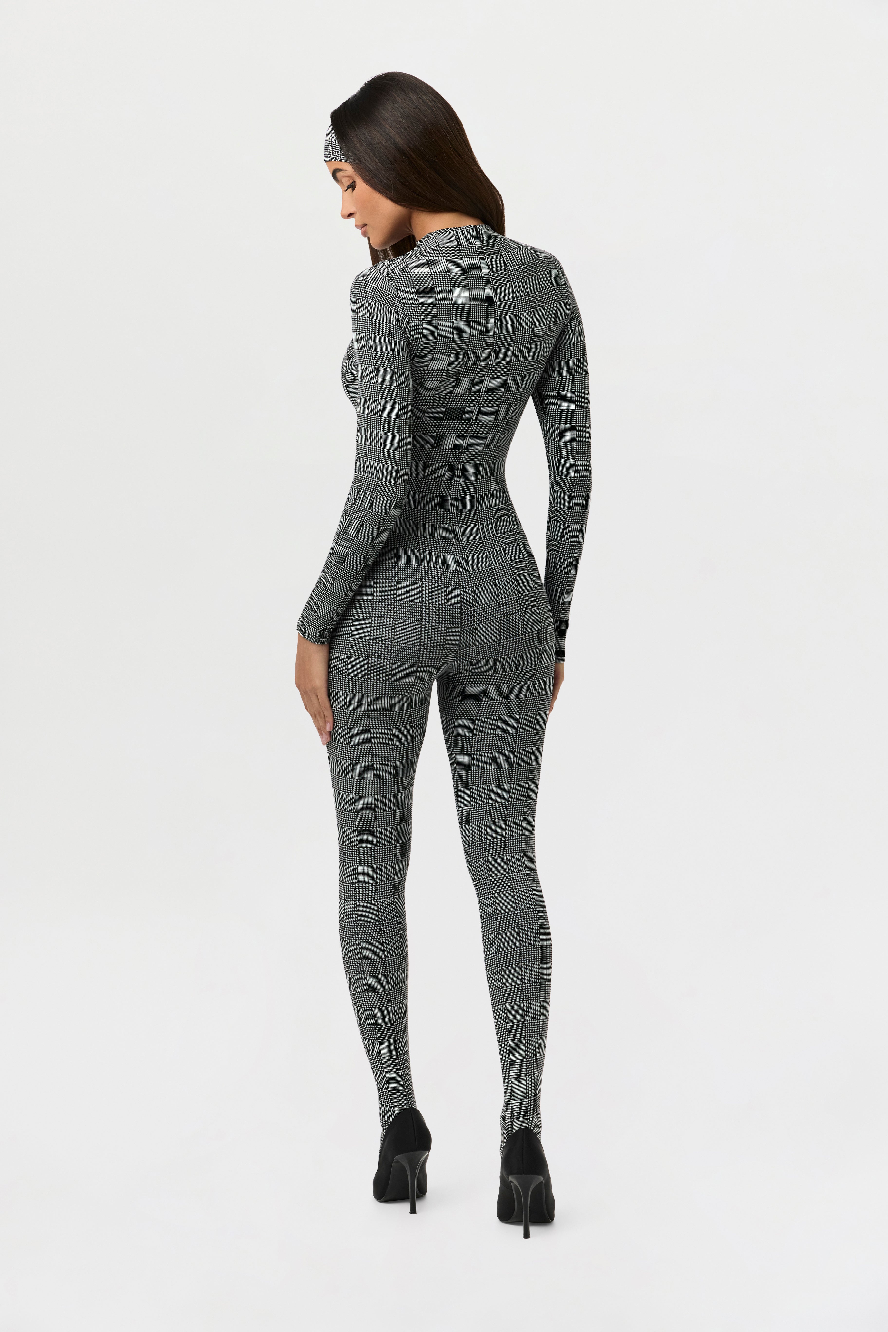 Naked Print Closed Toe Jumpsuit
