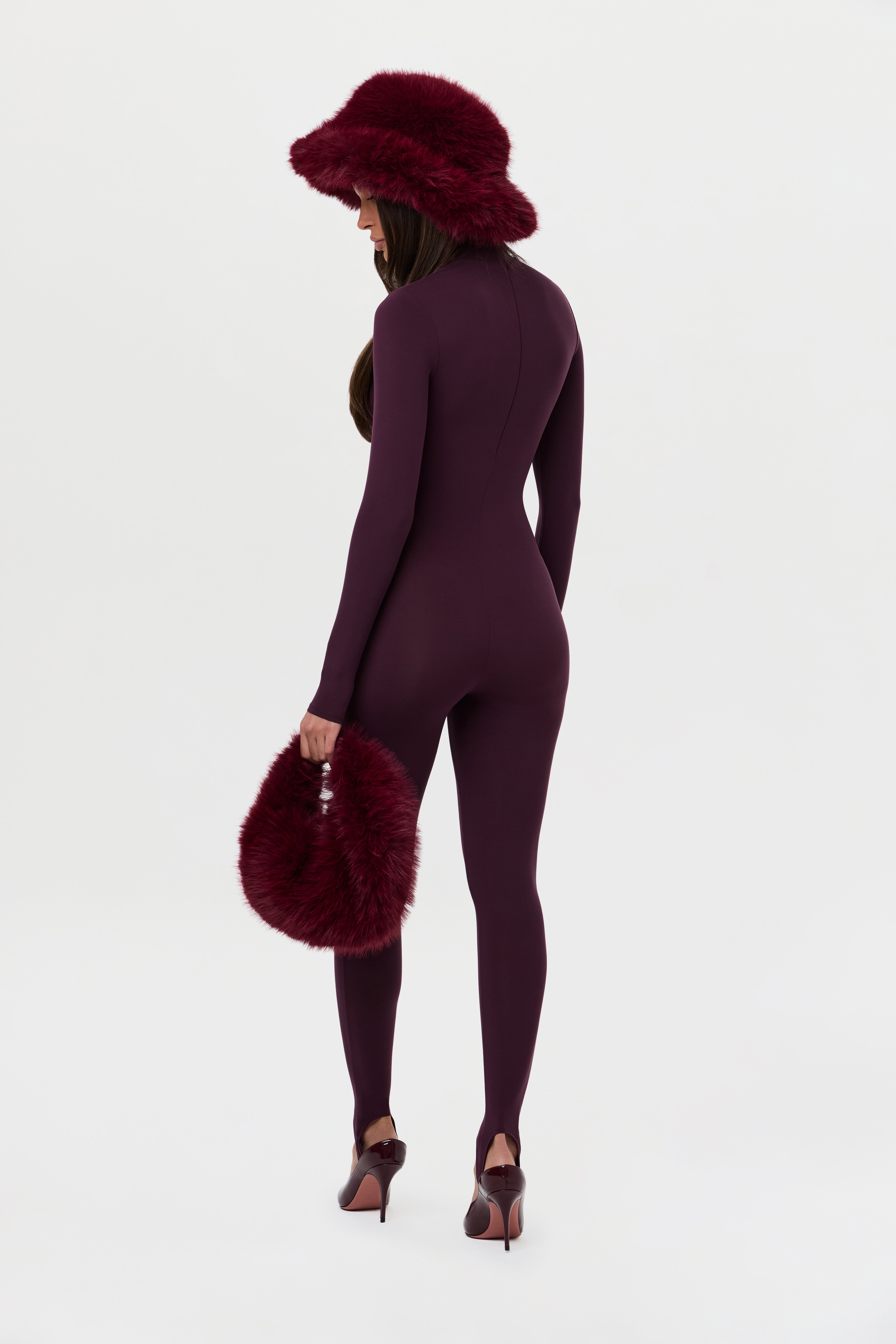 Naked Turtleneck Stirrup Jumpsuit
