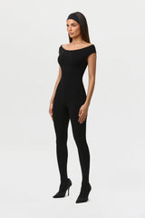 Smooth Off-Shoulder Jumpsuit