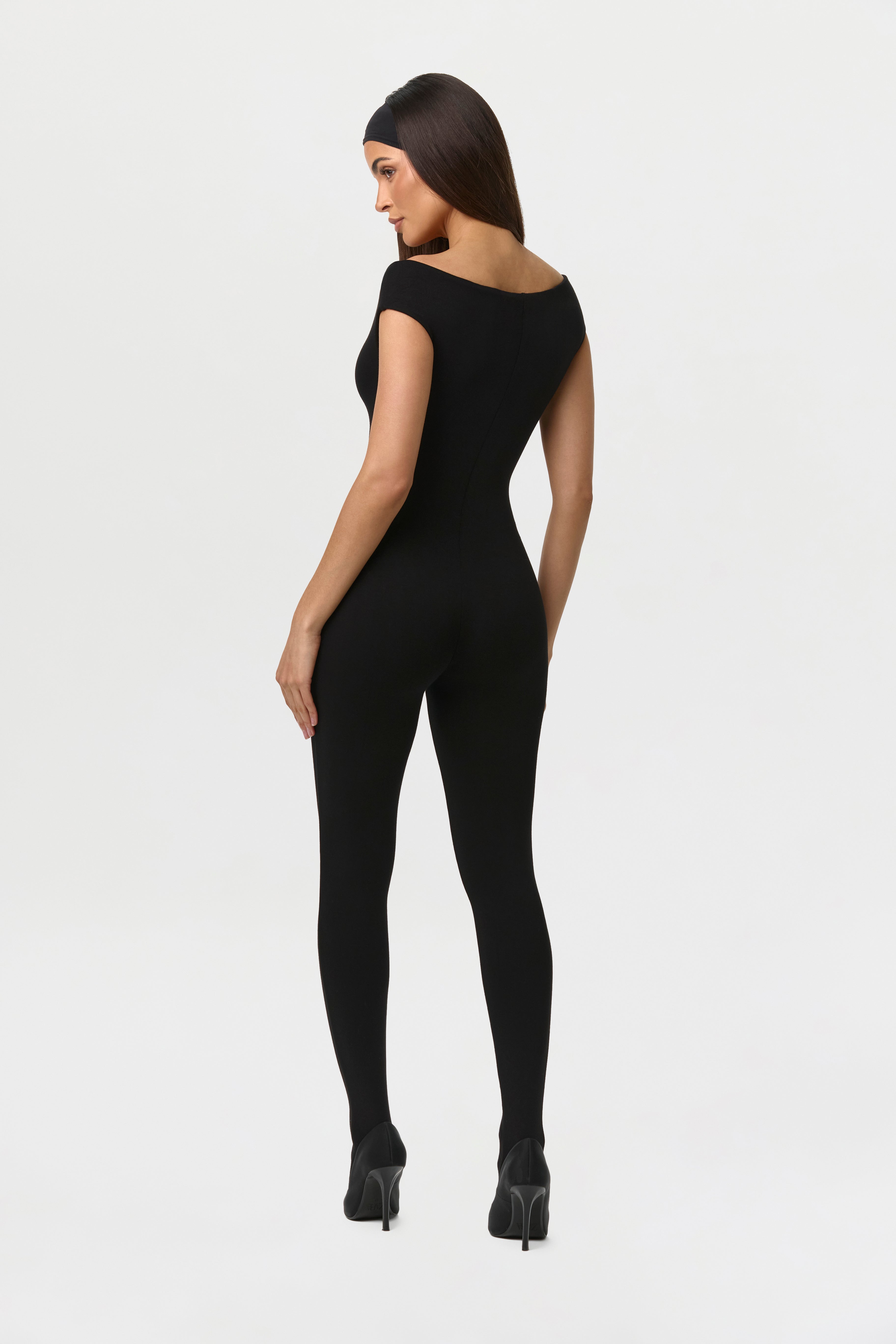 Smooth Off-Shoulder Jumpsuit