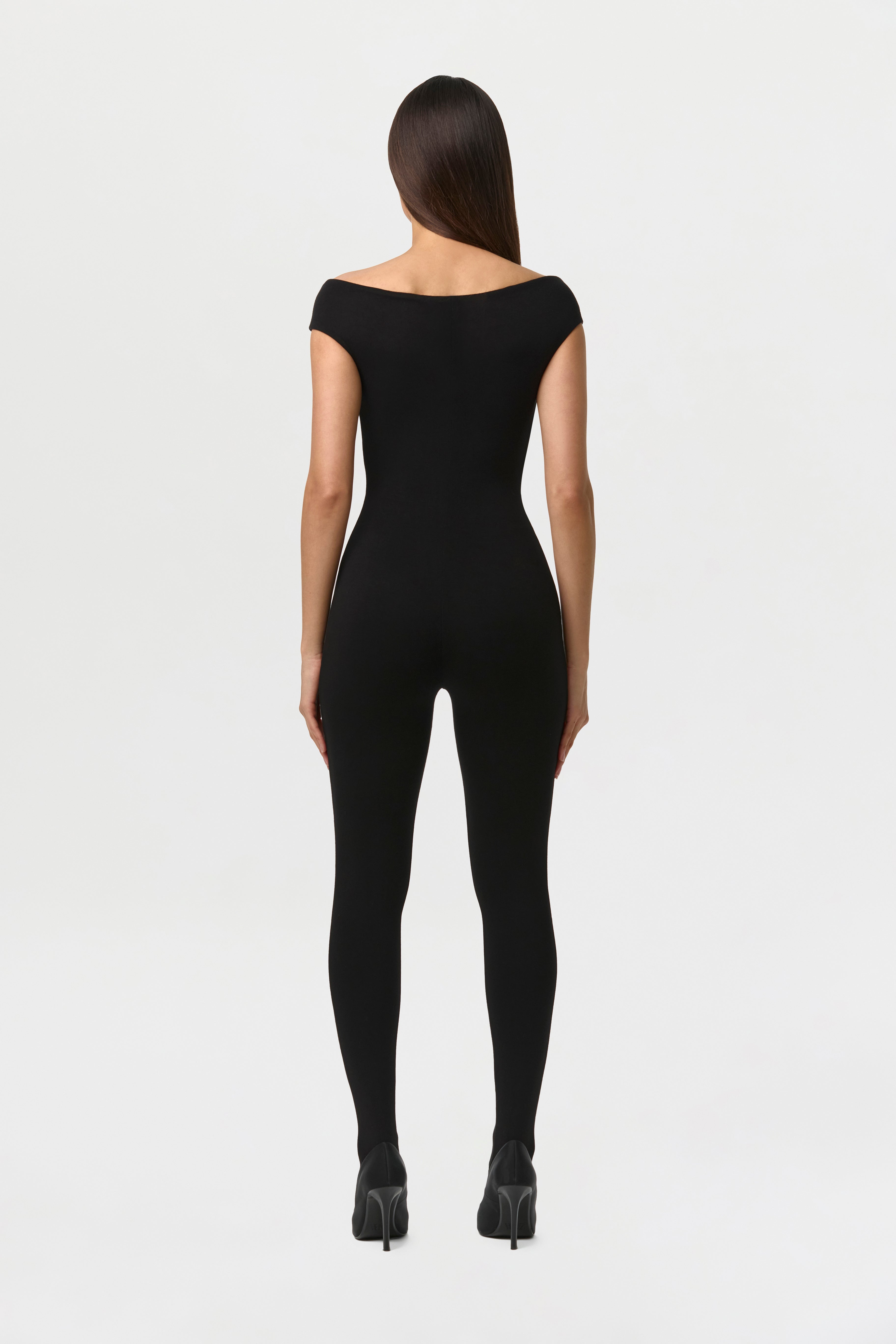 Smooth Off-Shoulder Jumpsuit
