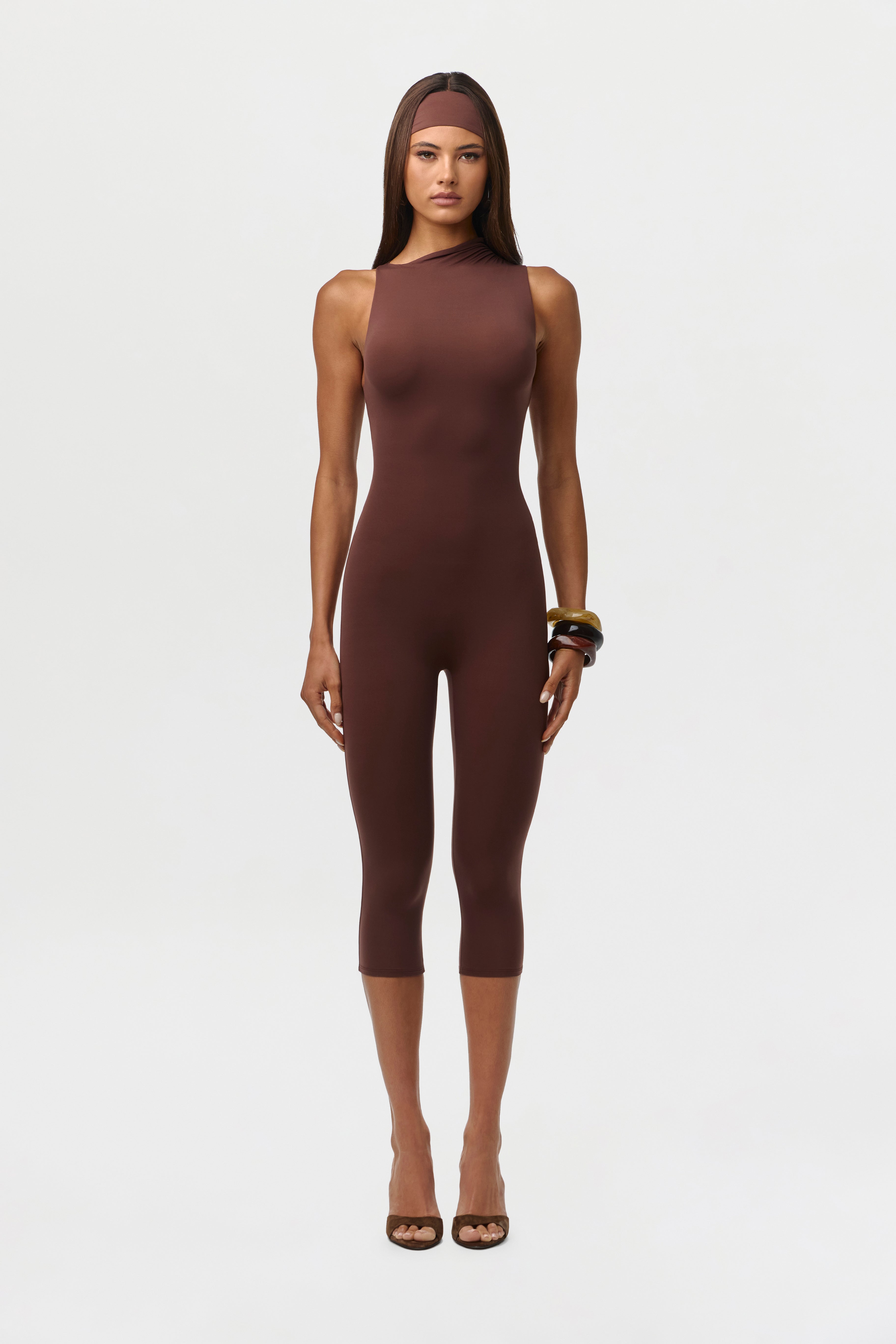 Naked Sleeveless Capri Jumpsuit