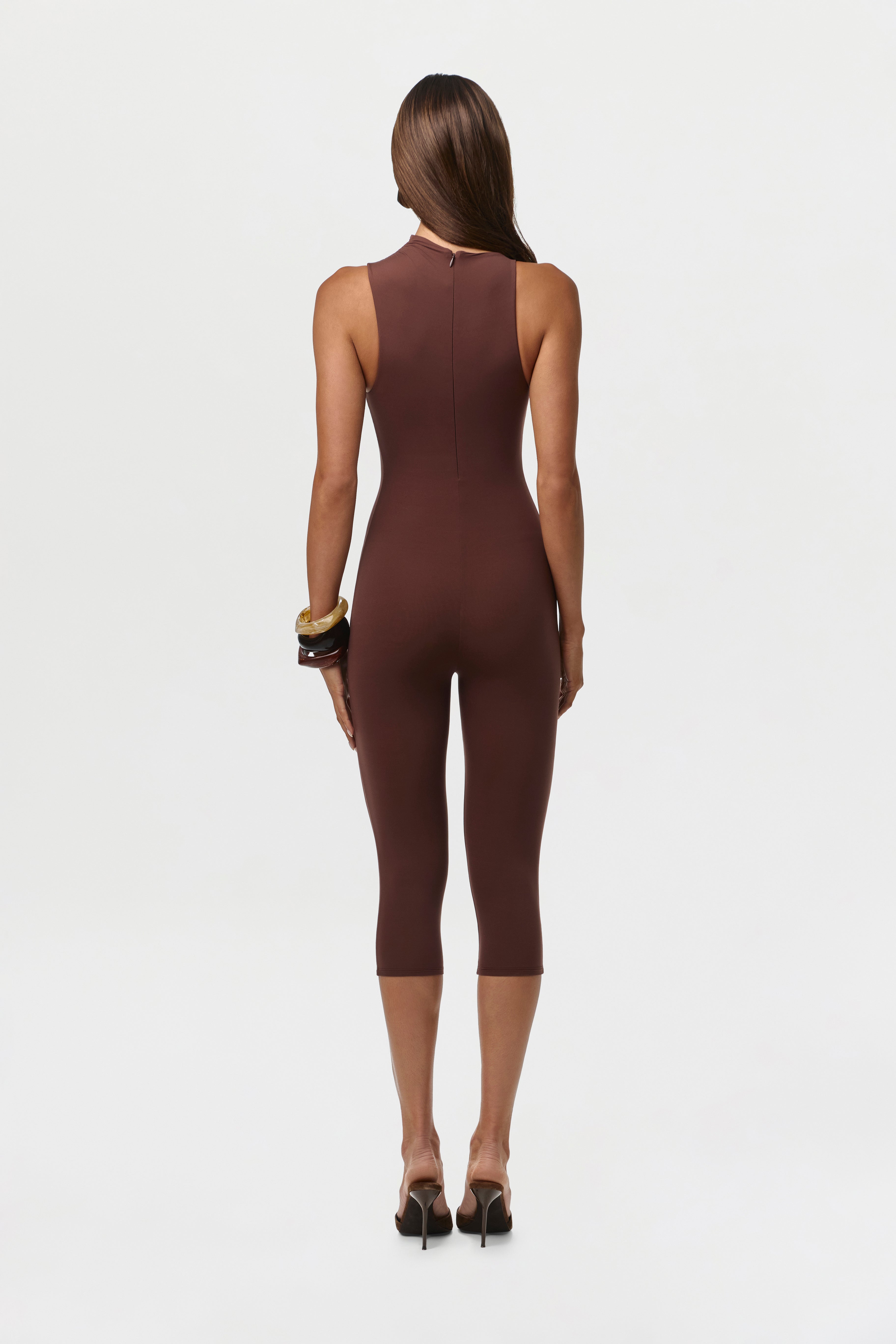 Naked Sleeveless Capri Jumpsuit