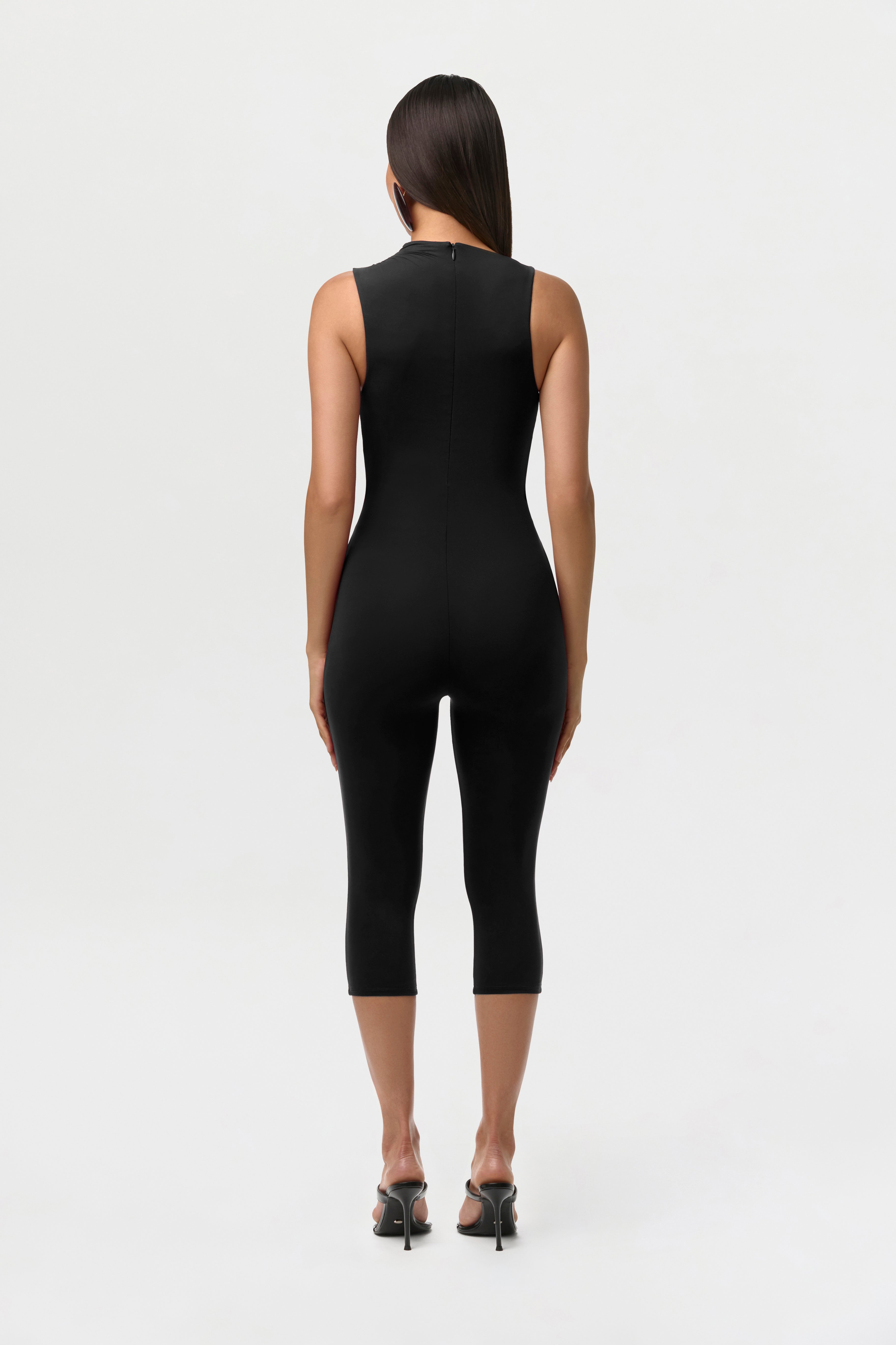Naked Sleeveless Capri Jumpsuit