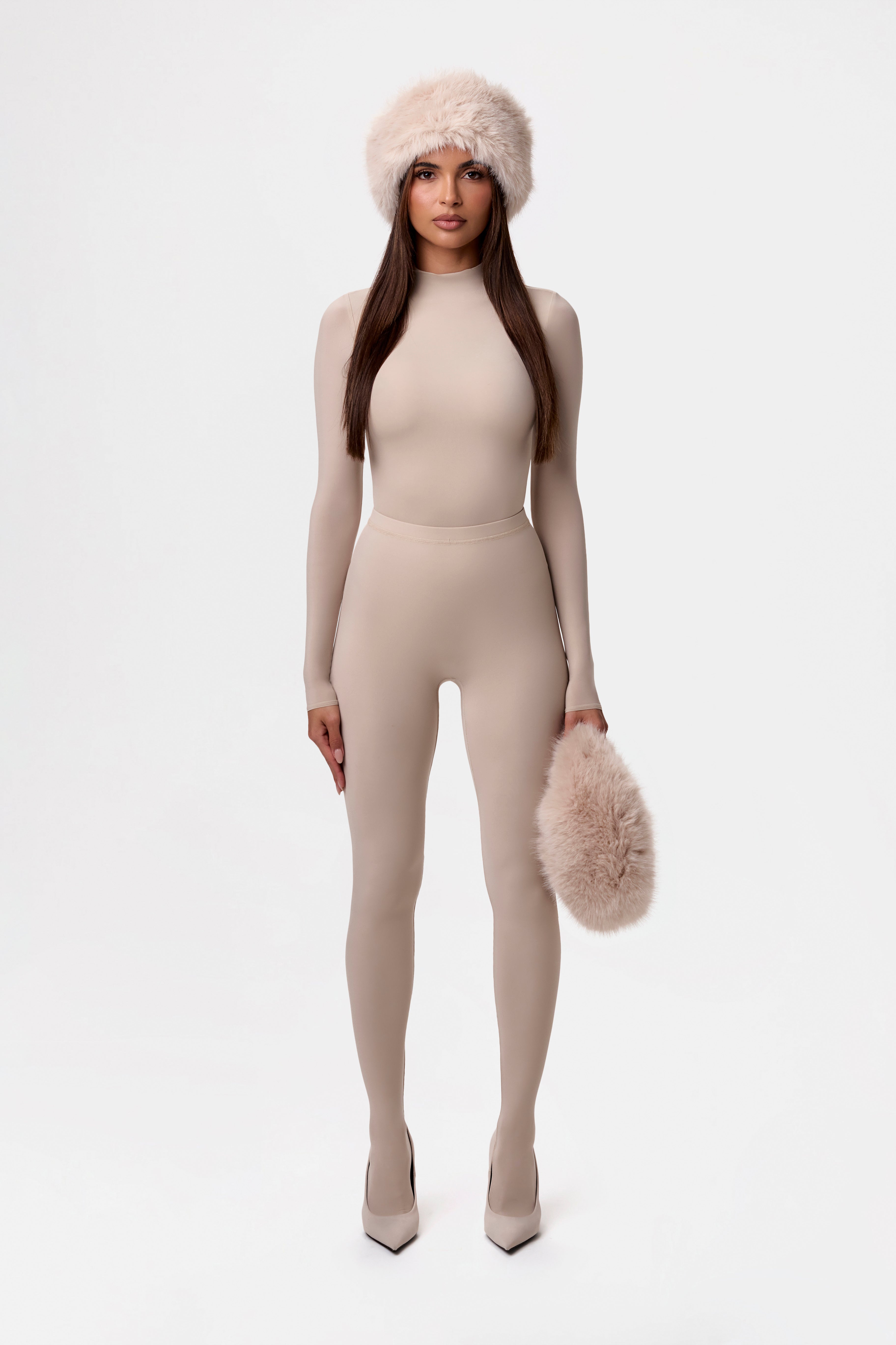 Naked Mock Neck Top