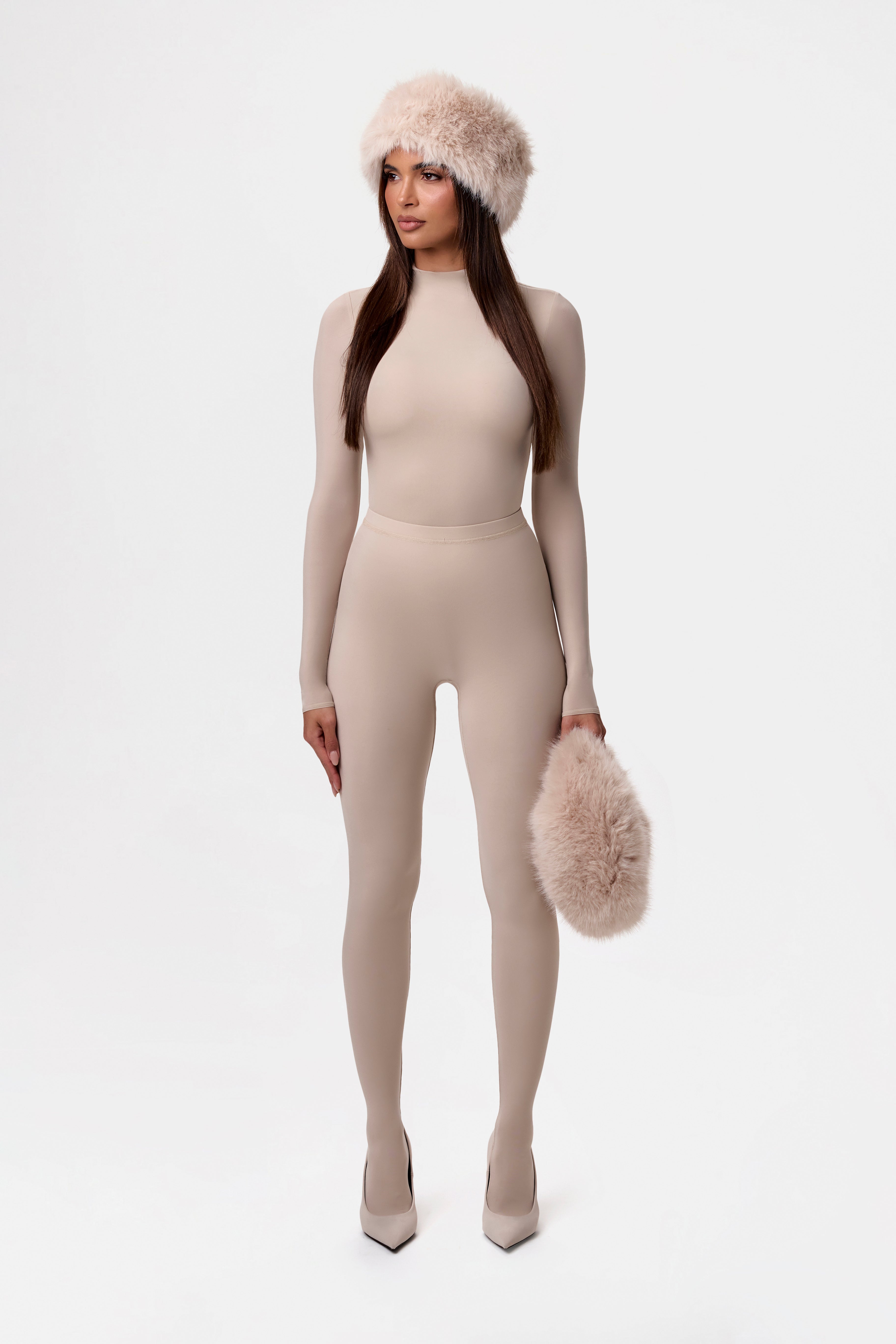 Naked Mock Neck Top