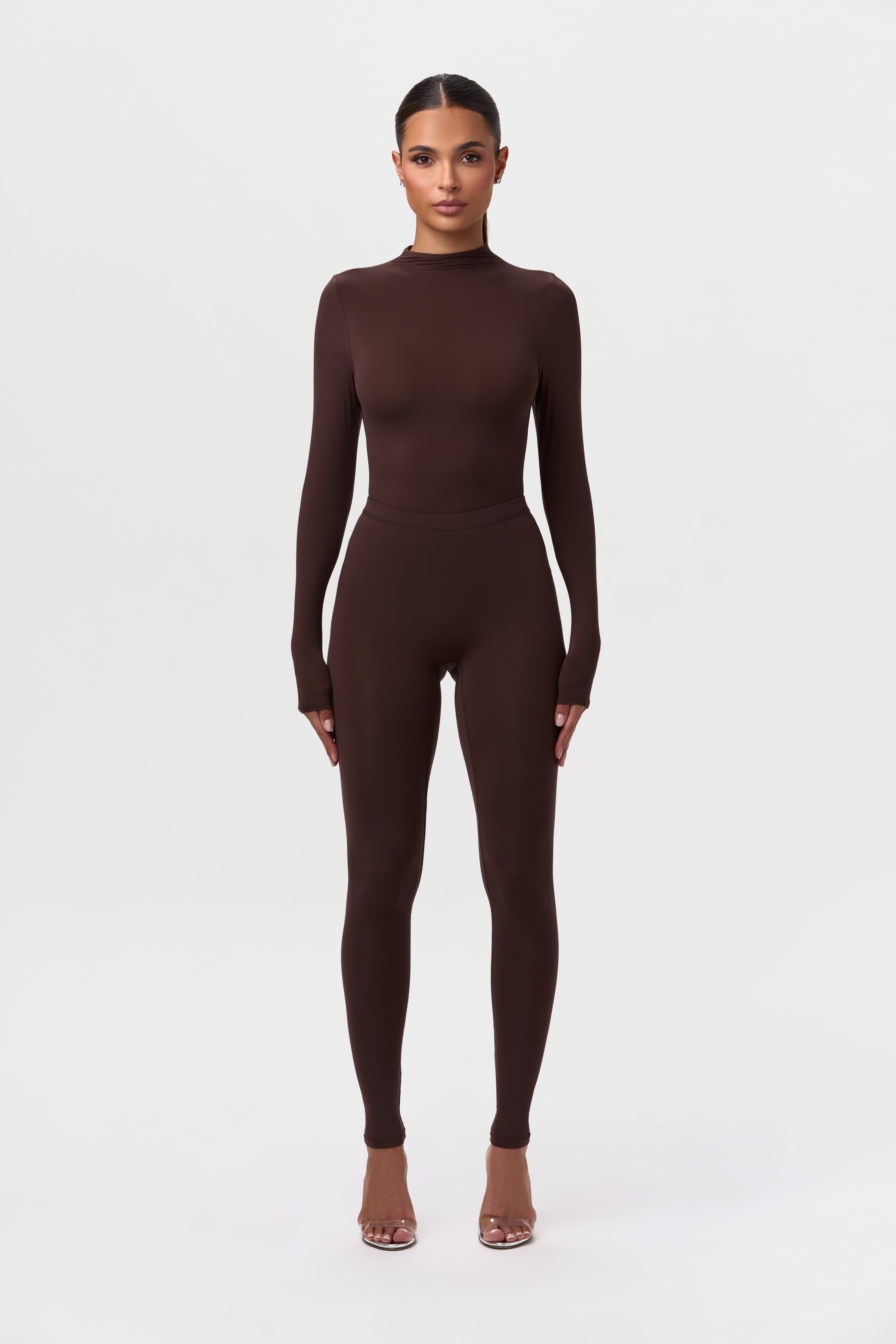 Naked Mock Neck Top