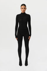 Crystal Closed Toe Leggings