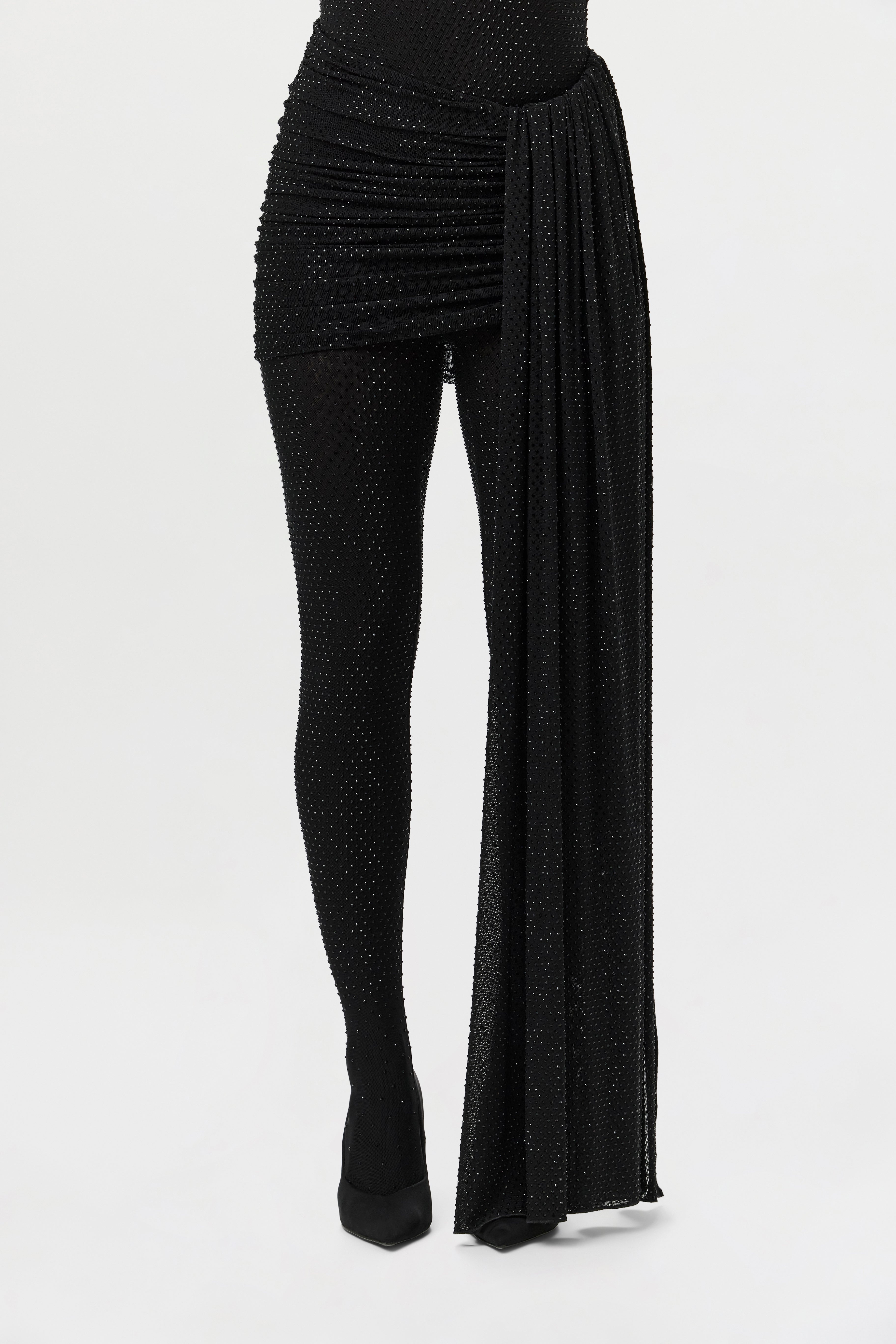 Crystal Closed Toe Leggings