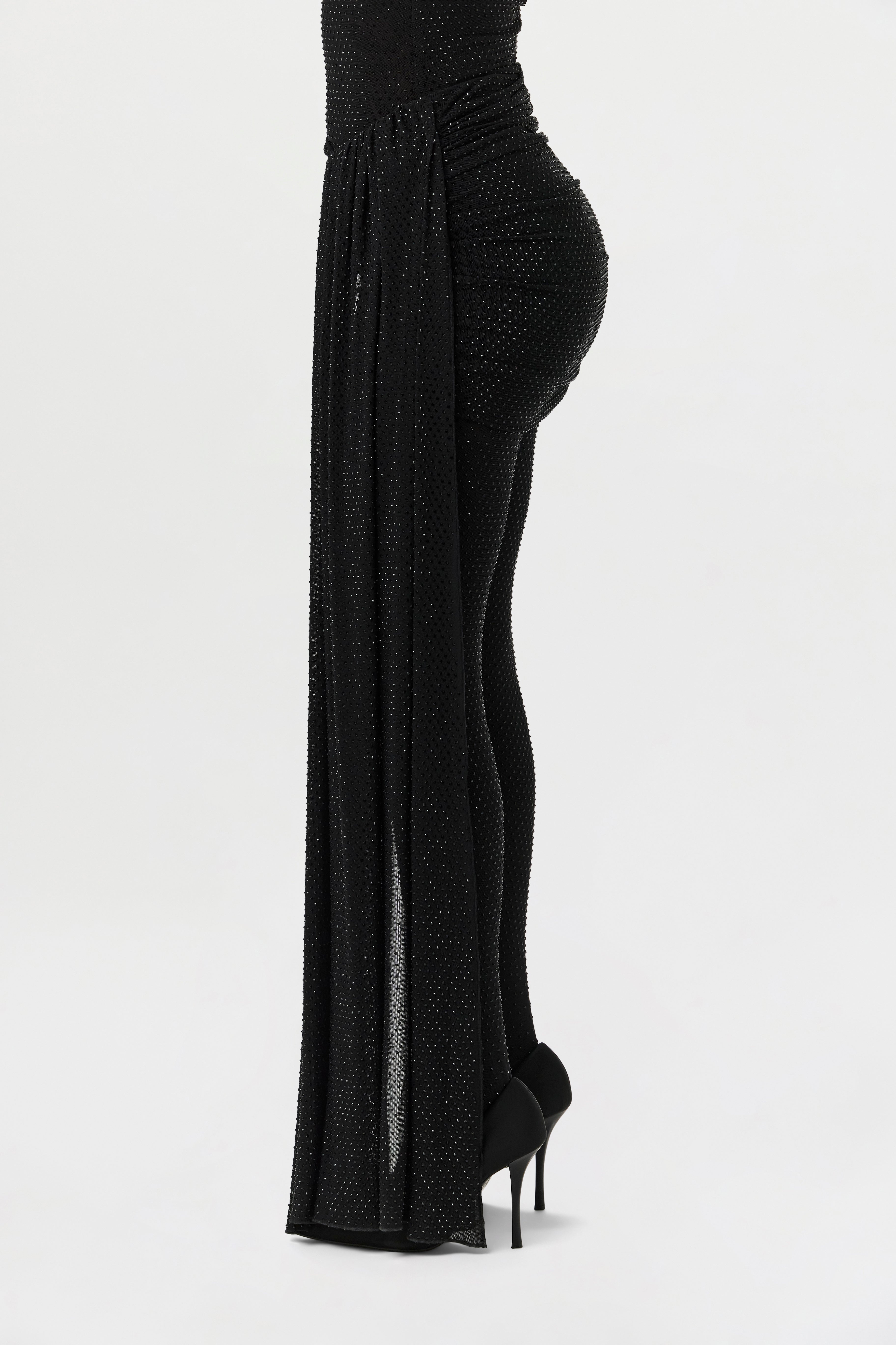 Crystal Closed Toe Leggings