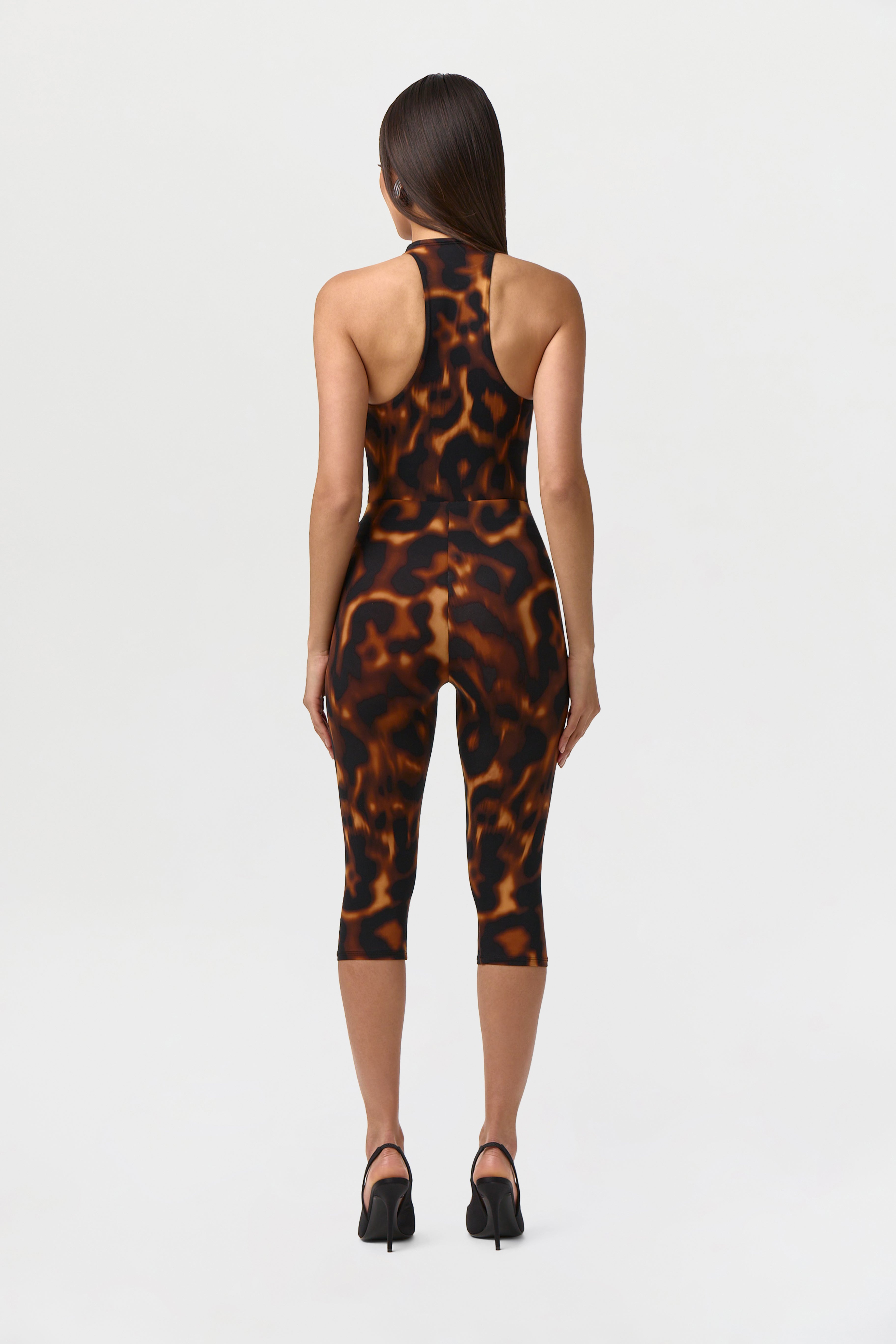 Naked Print Capri Legging