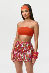 Sequin High Waist Mini Skirt