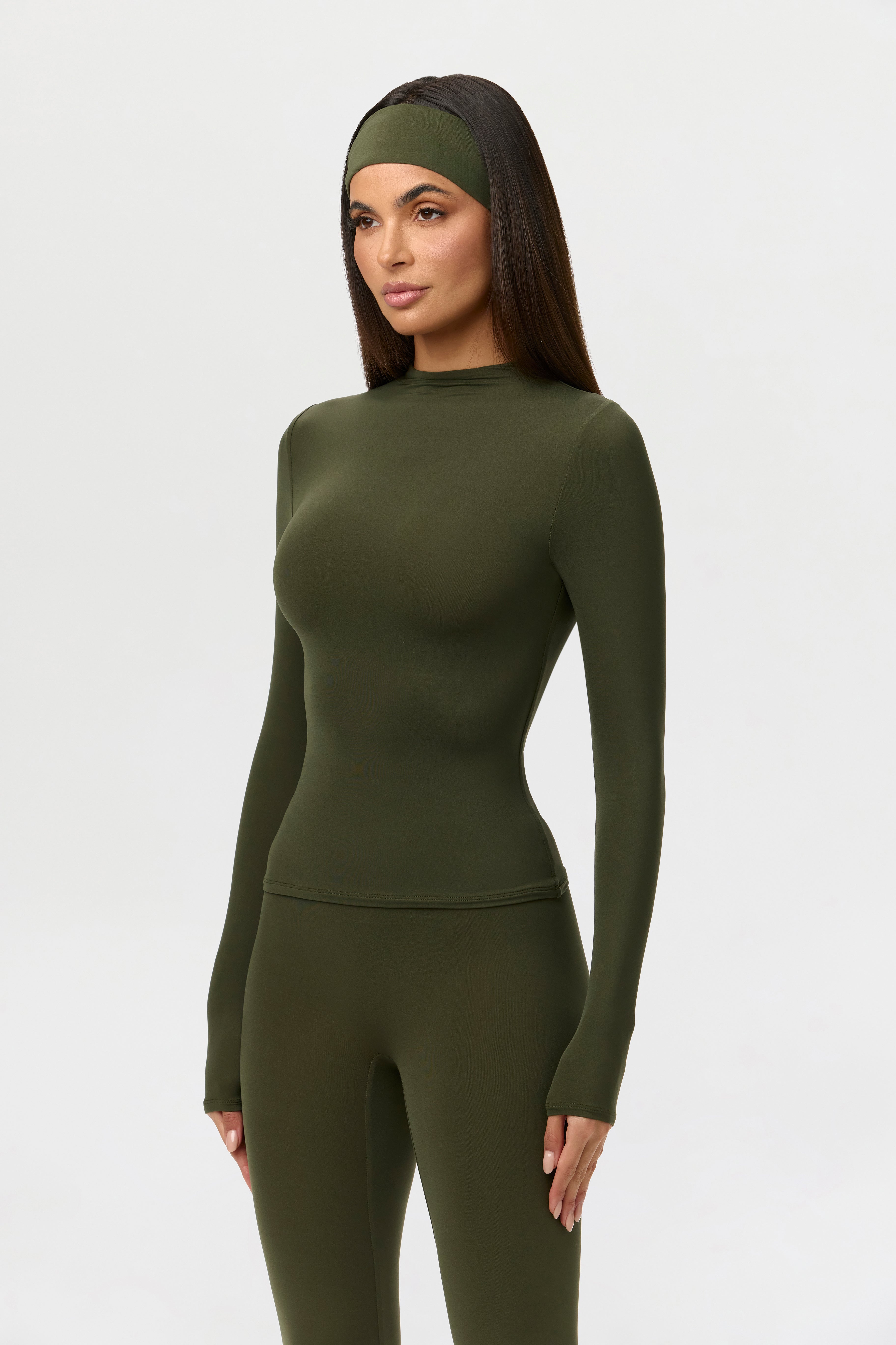 Naked Mock Neck Top