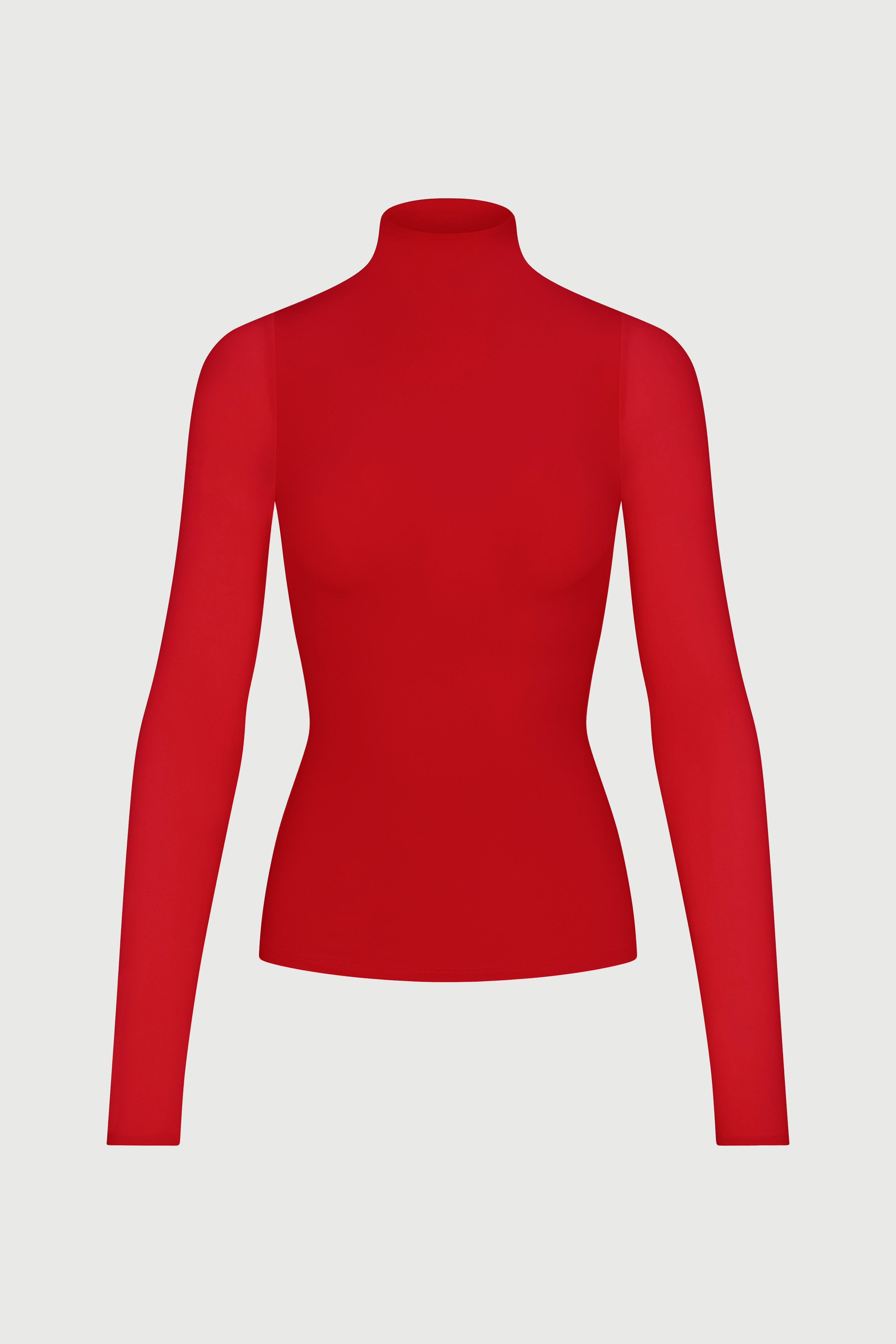 Naked Mock Neck Top