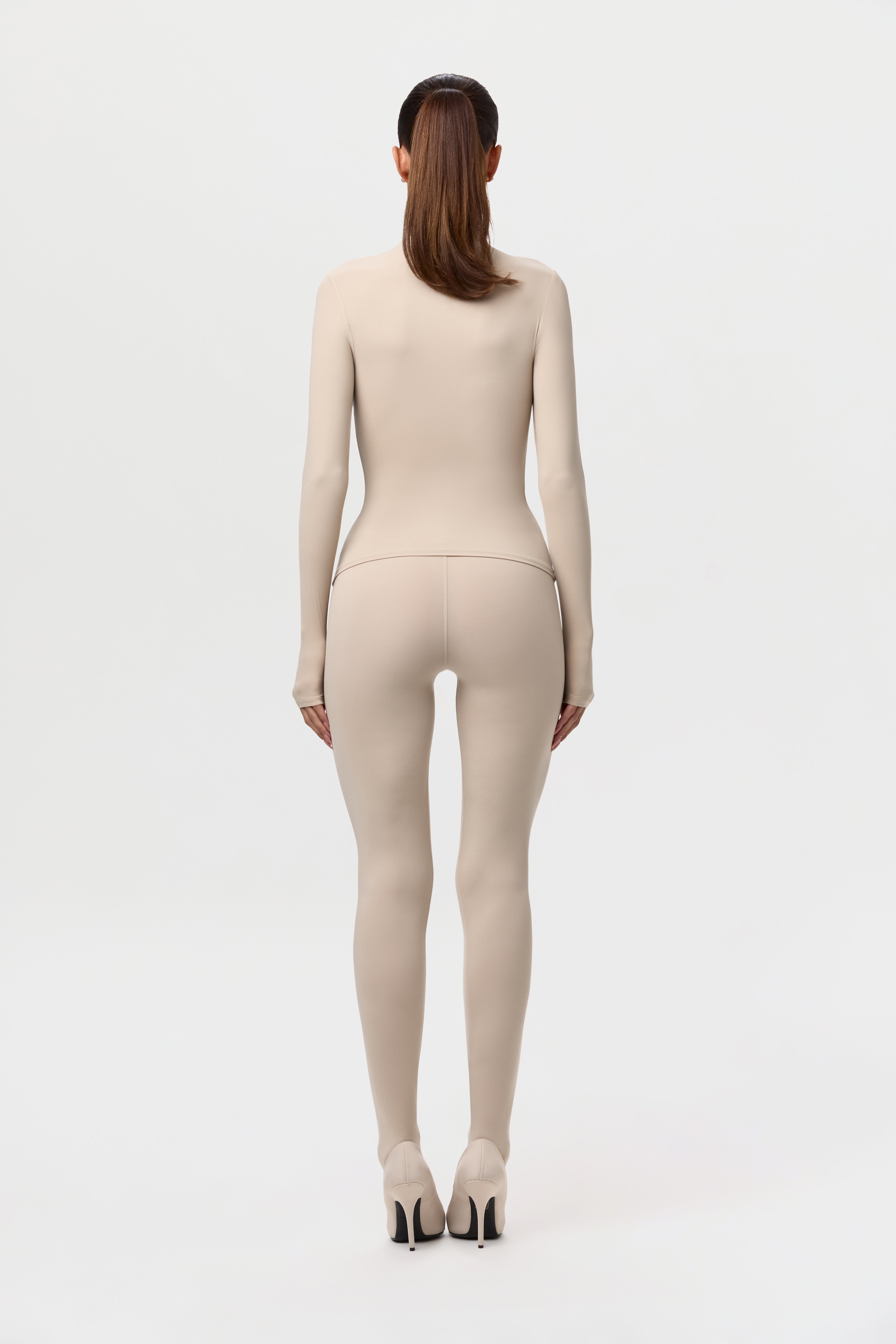 Naked Mock Neck Top