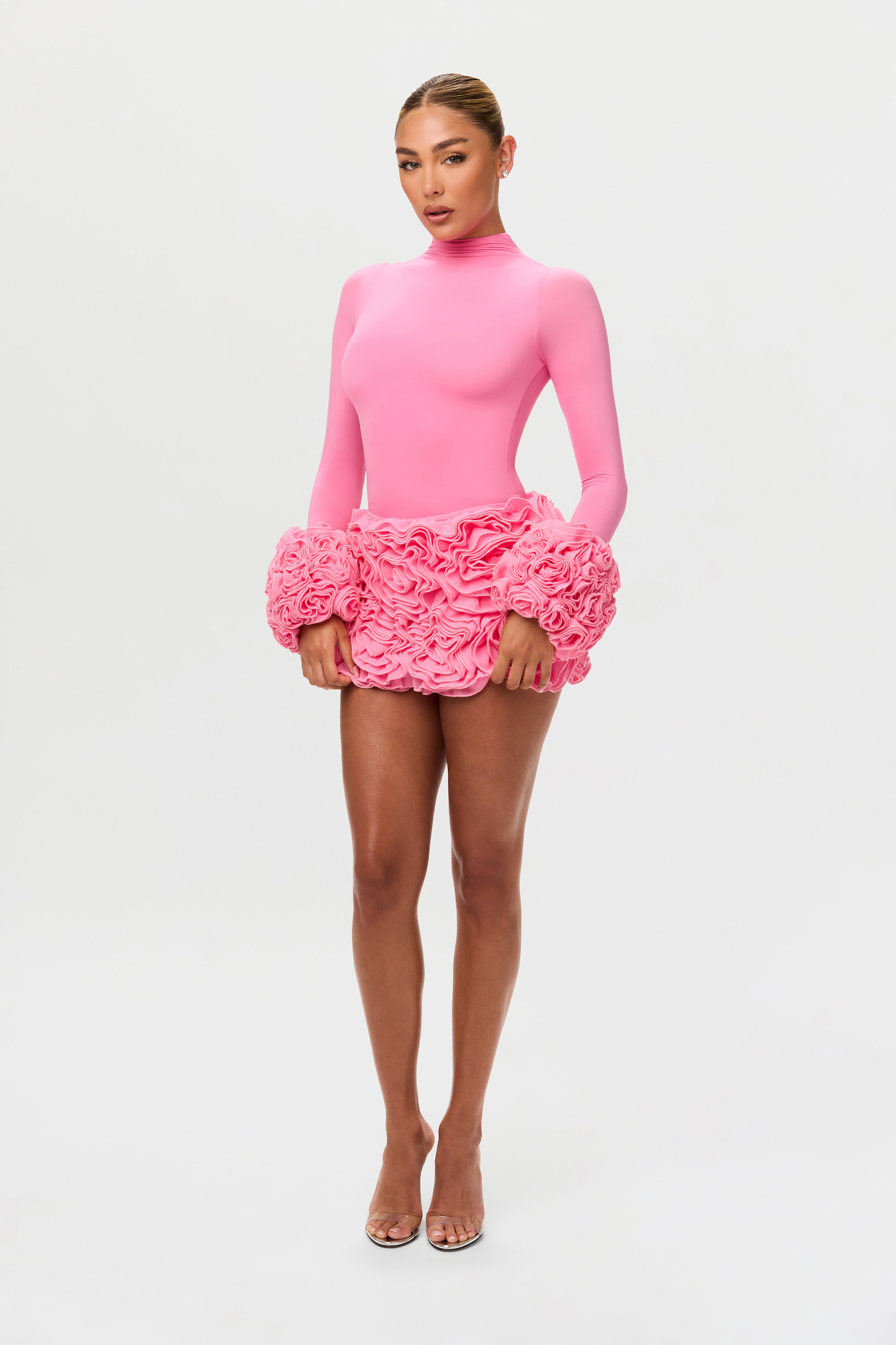 Naked Mock Neck Top