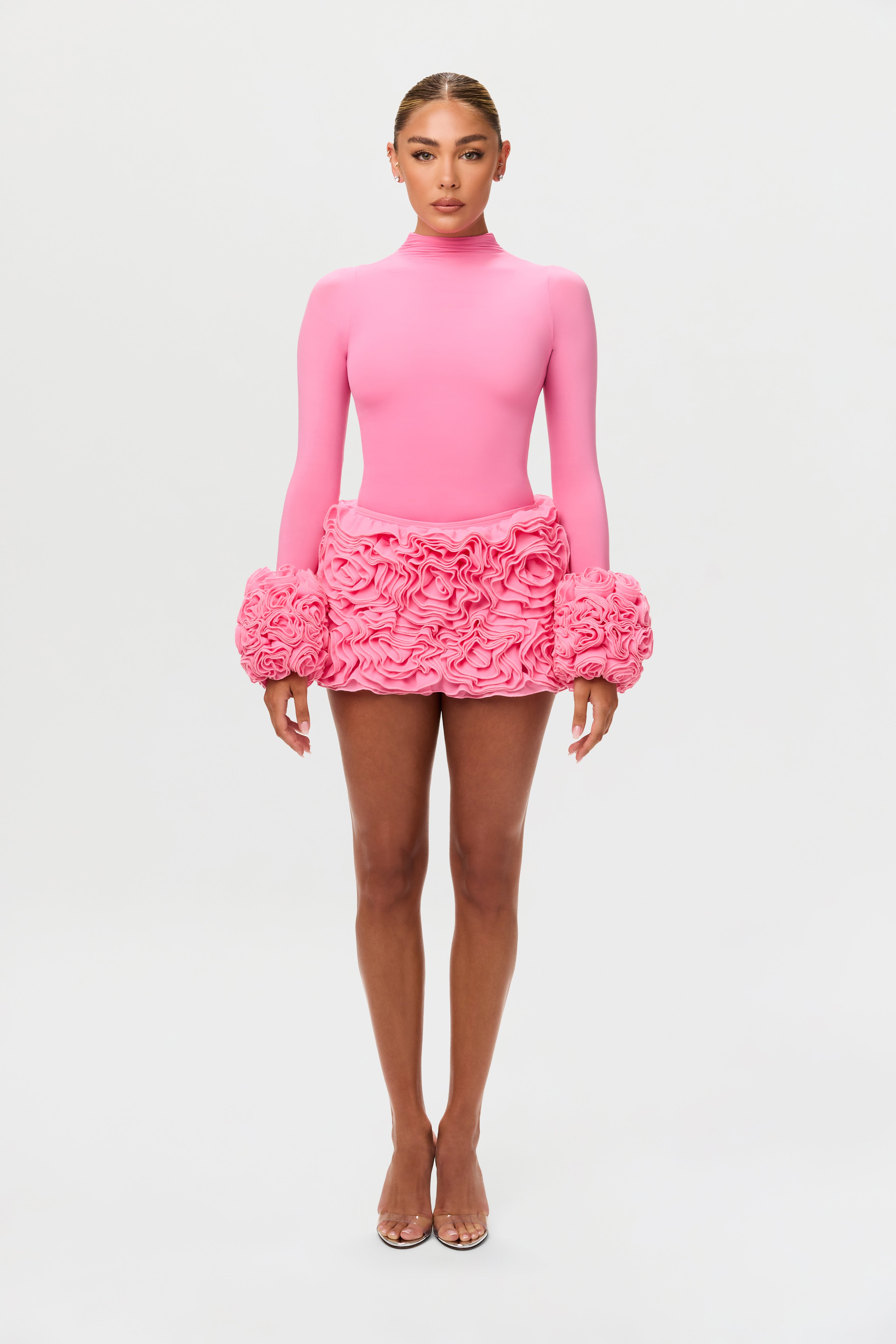 Naked Mock Neck Top