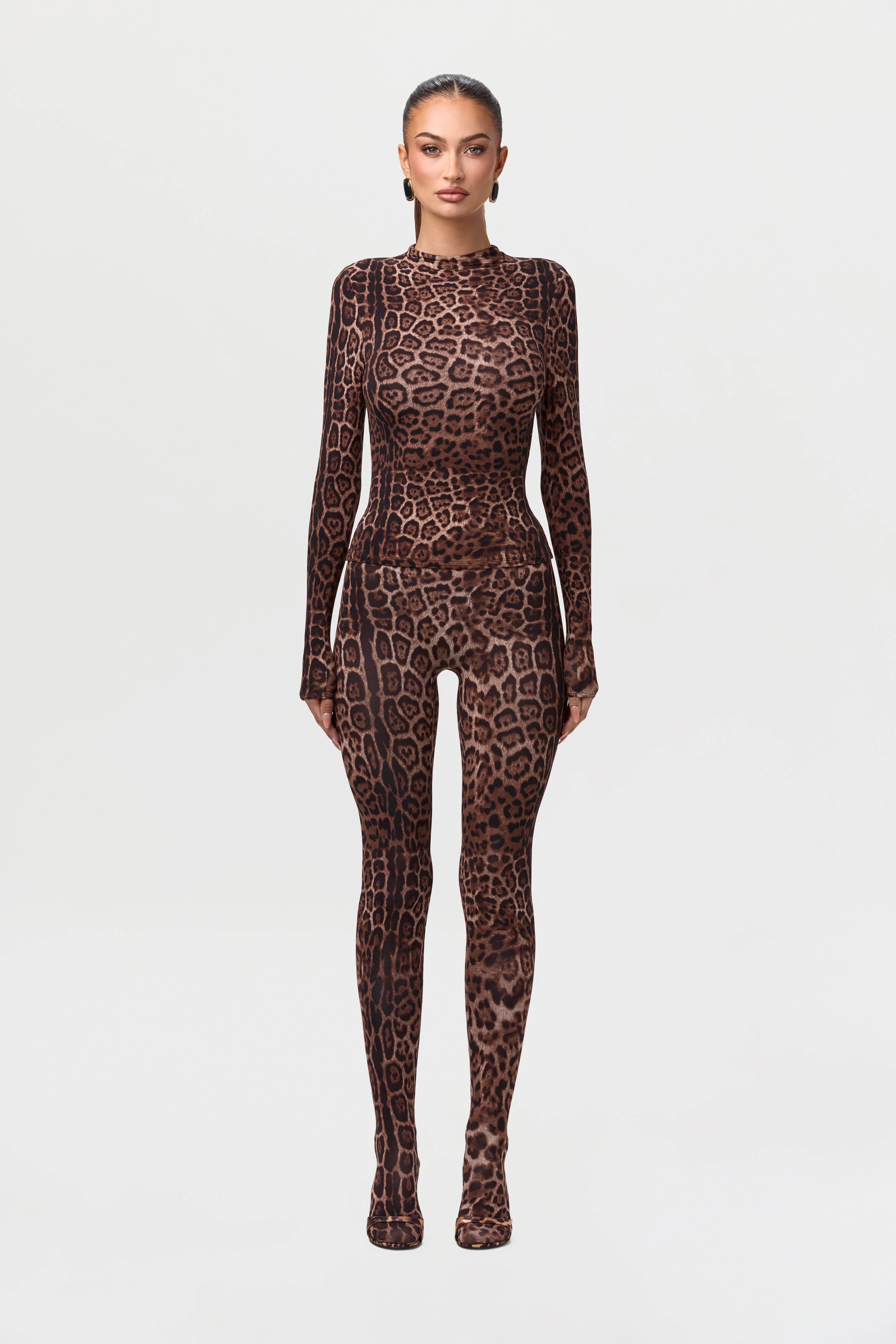 Naked Animal Print Tights