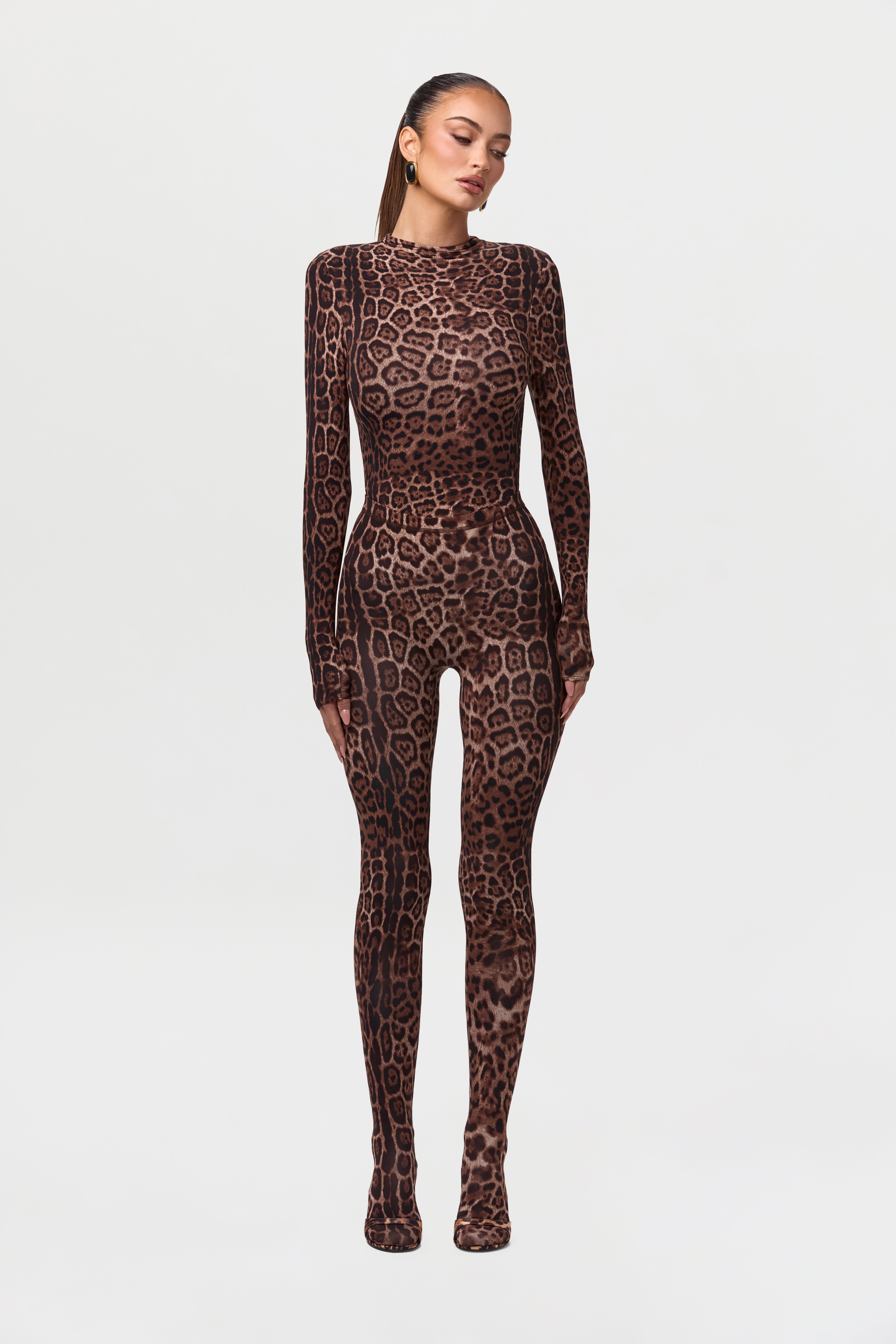 Naked Animal Print Tights