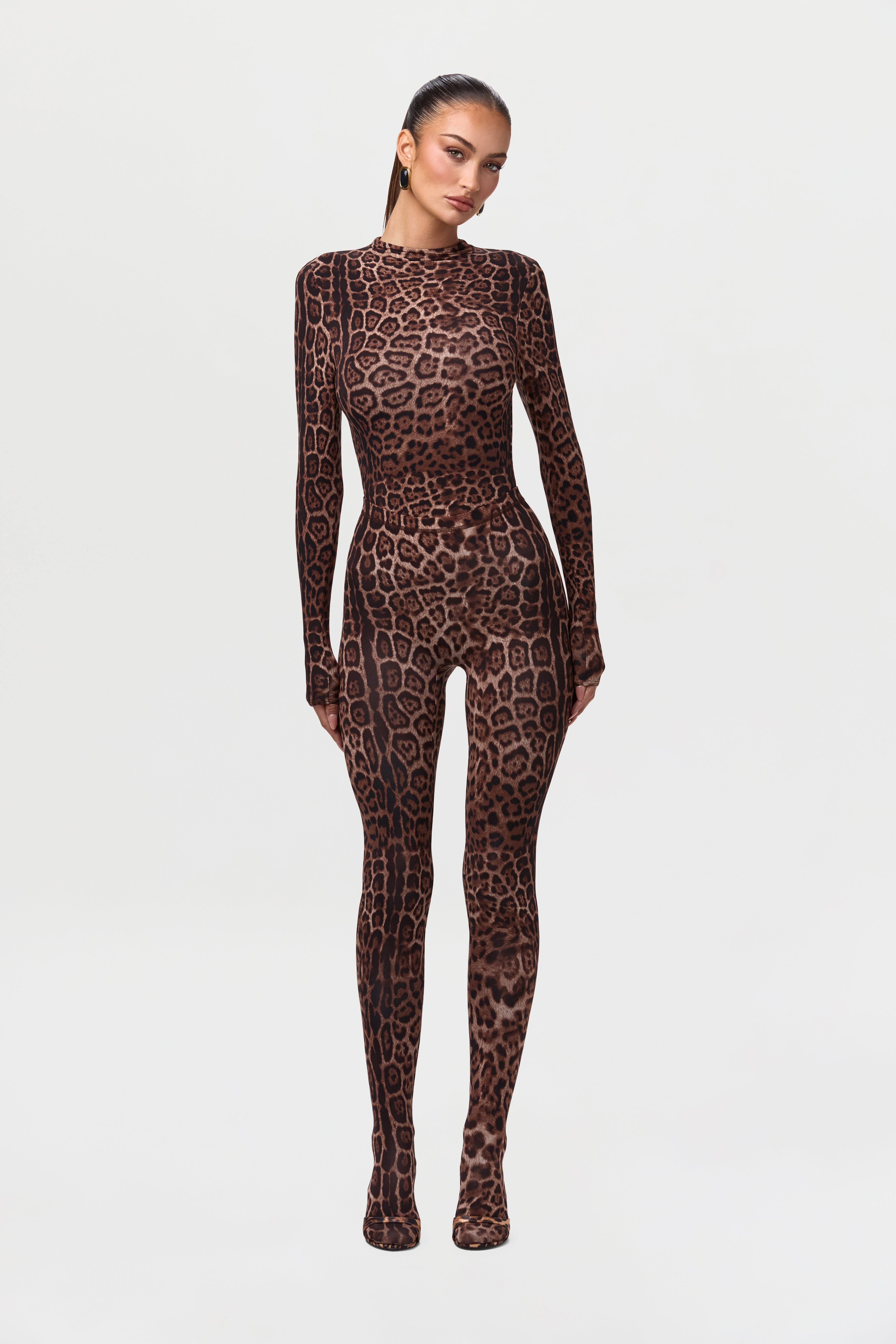 Naked Animal Print Tights