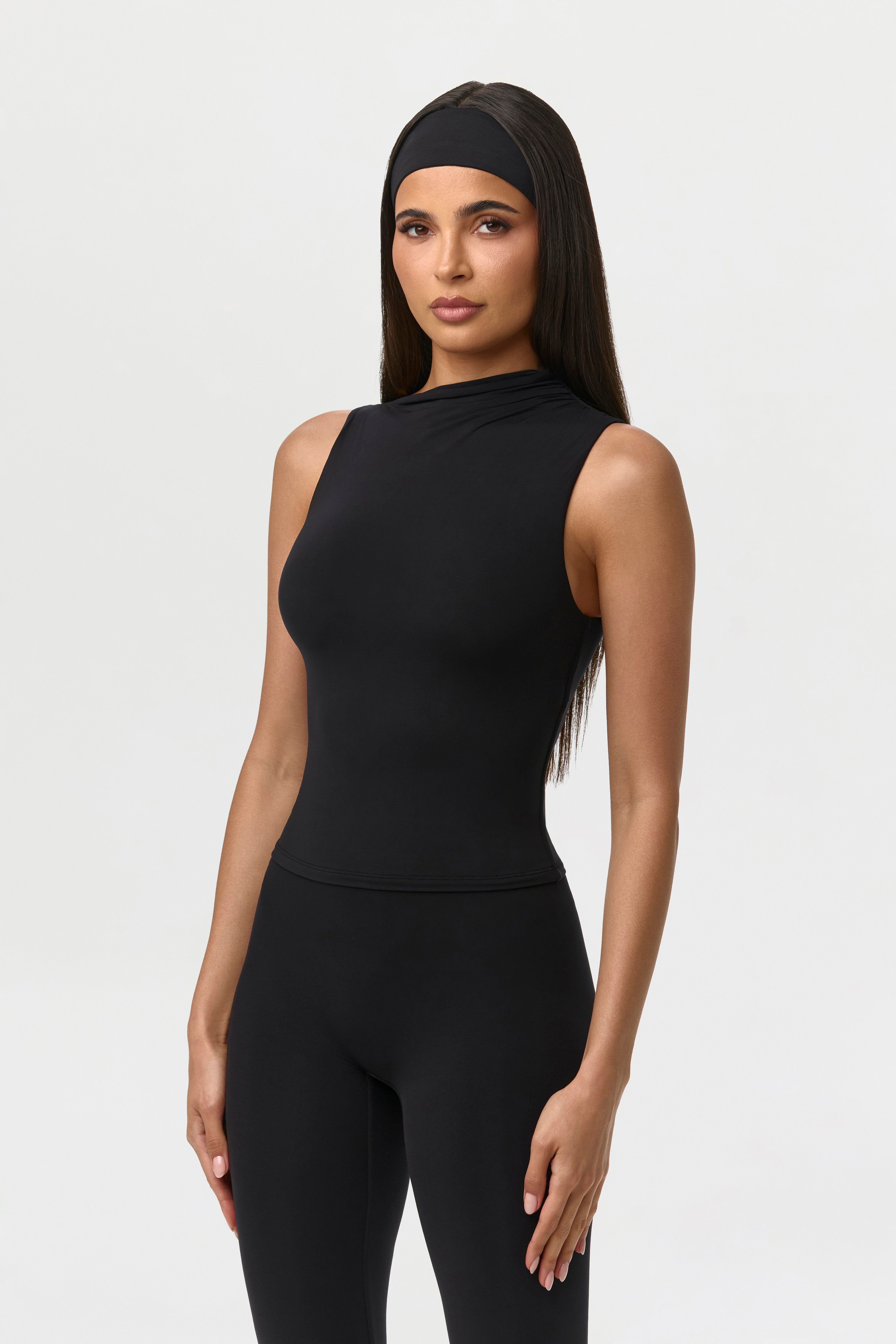 Naked Sleeveless Top