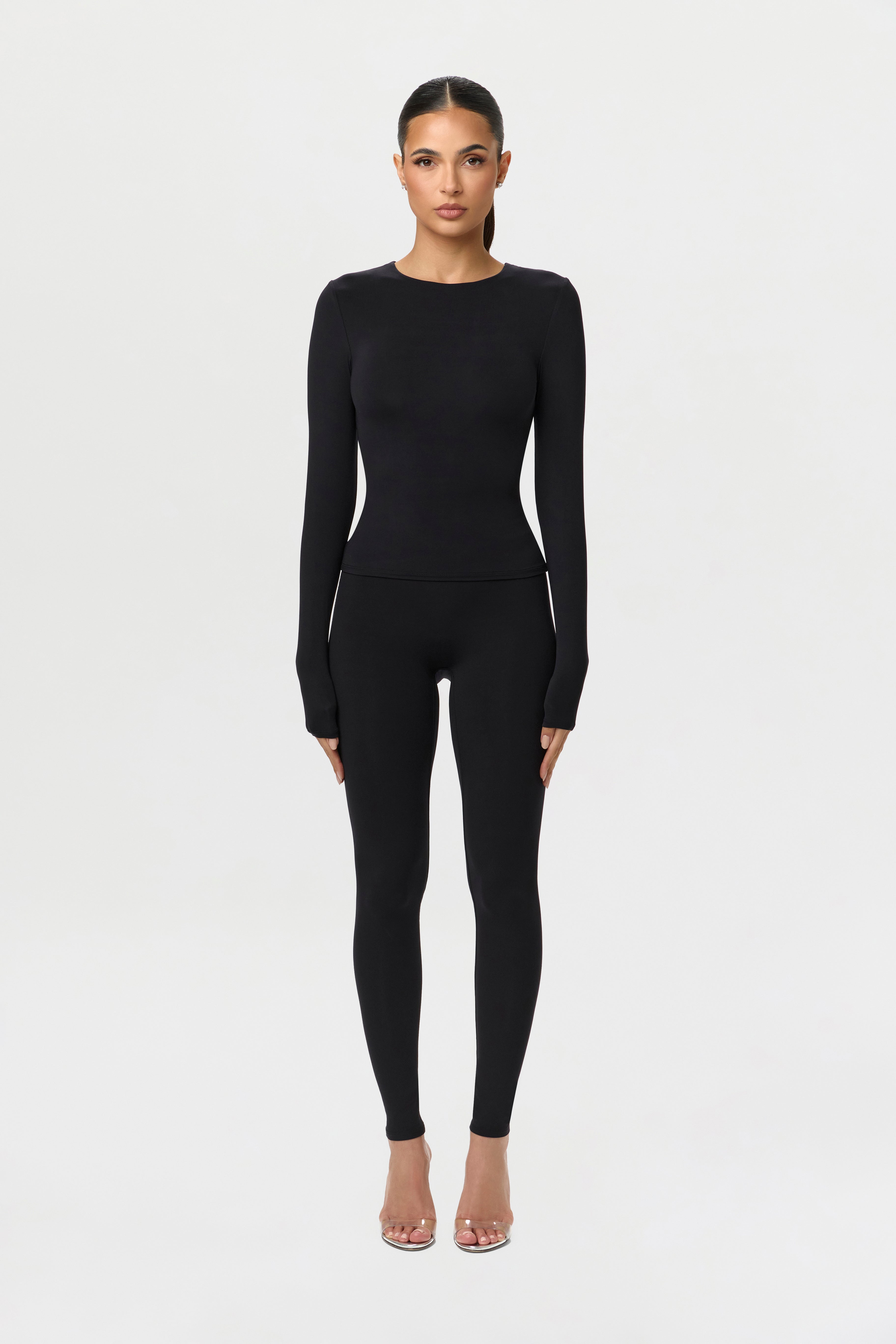 Naked Crewneck Top