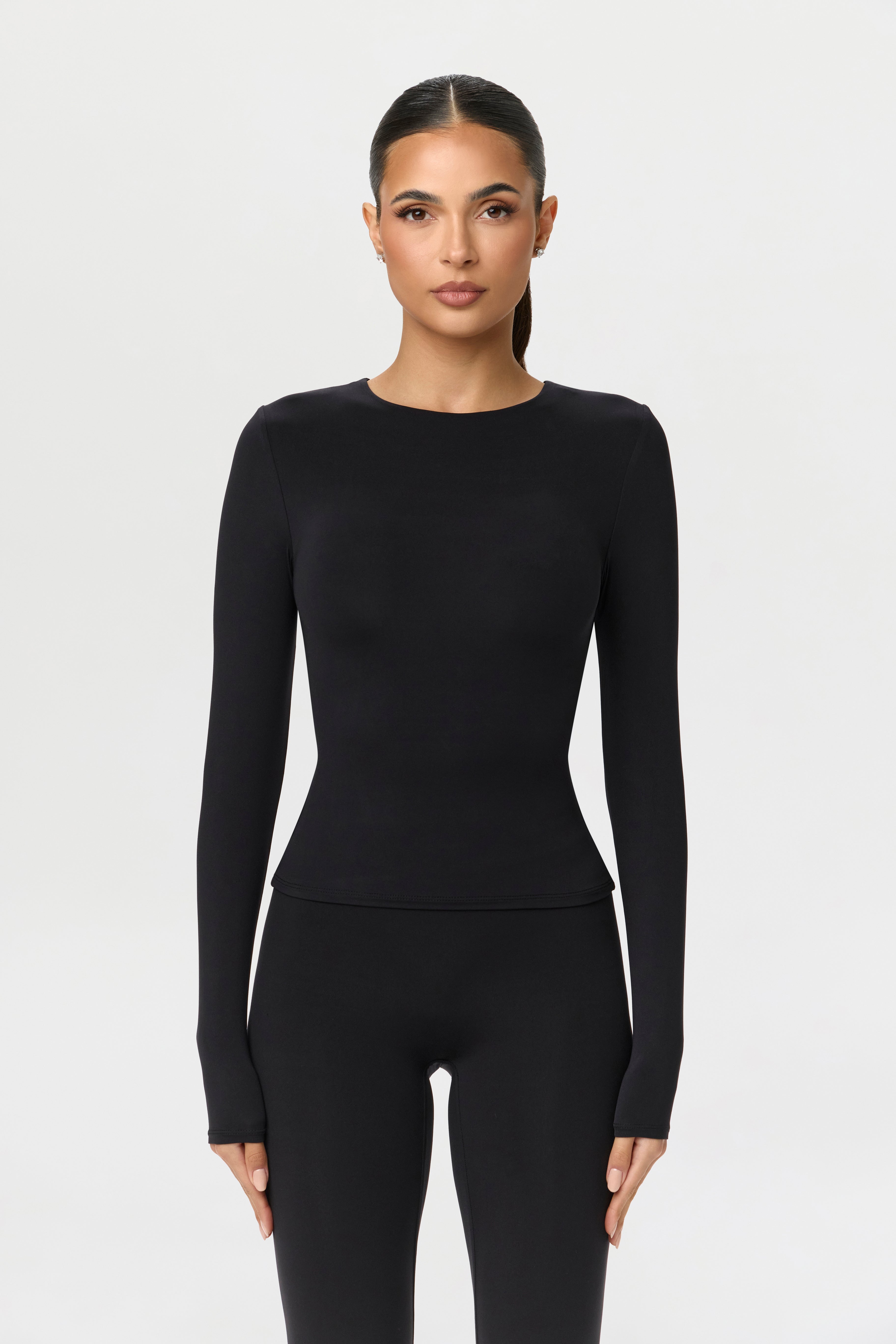 Naked Crewneck Top