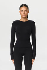 Naked Crewneck Top