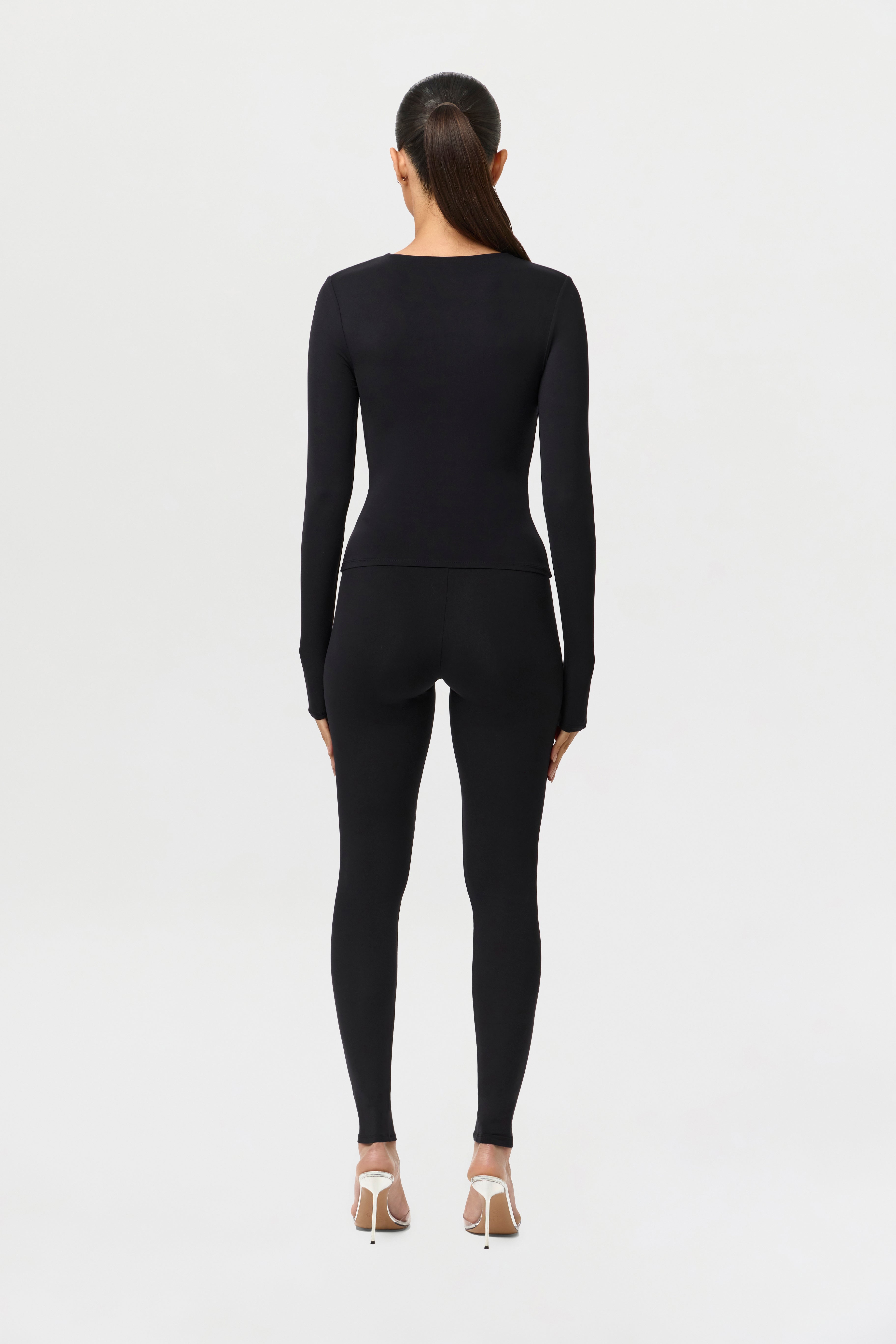 Naked Crewneck Top
