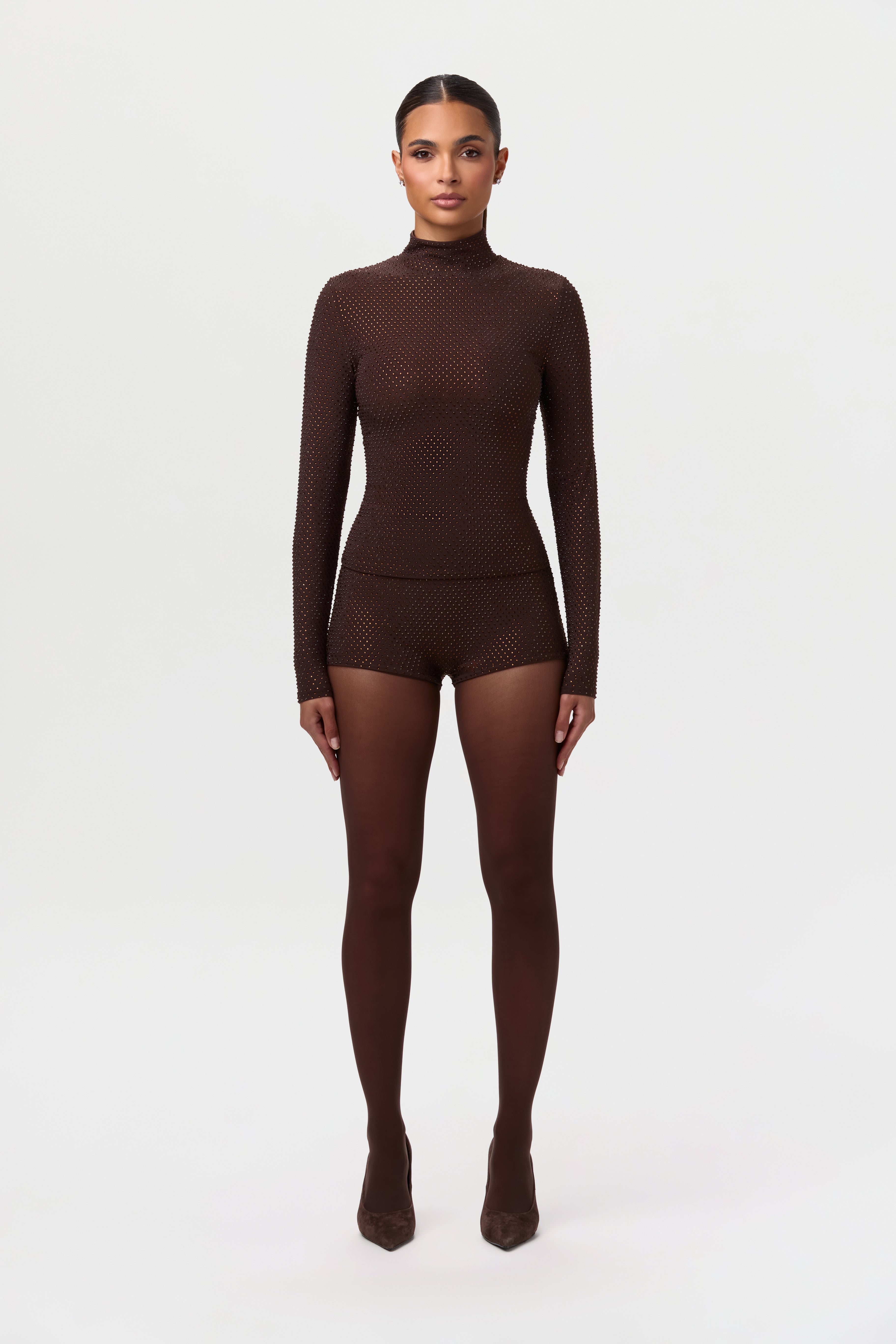 Crystal High Waisted Hot Pants
