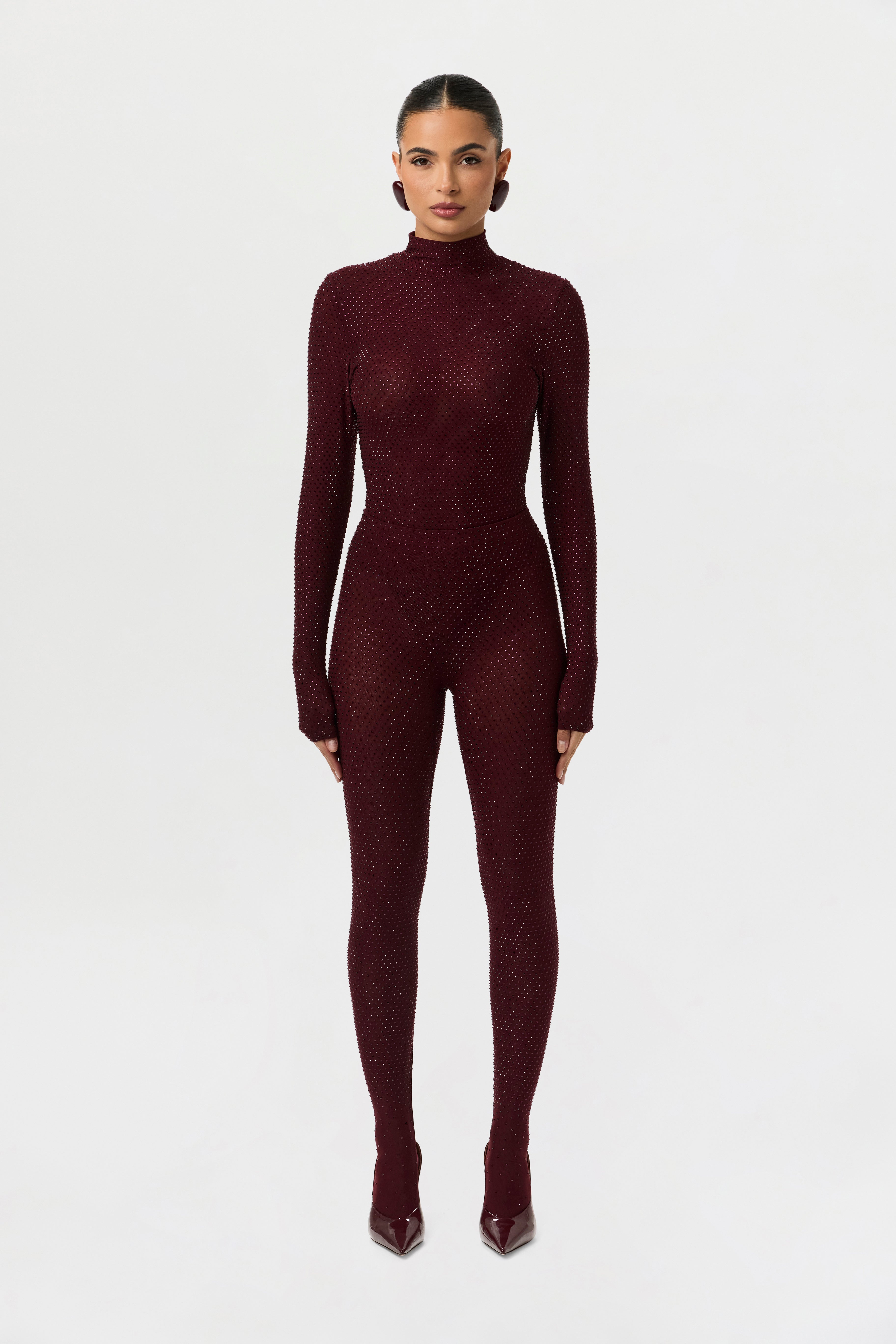 Crystal Closed Toe Leggings