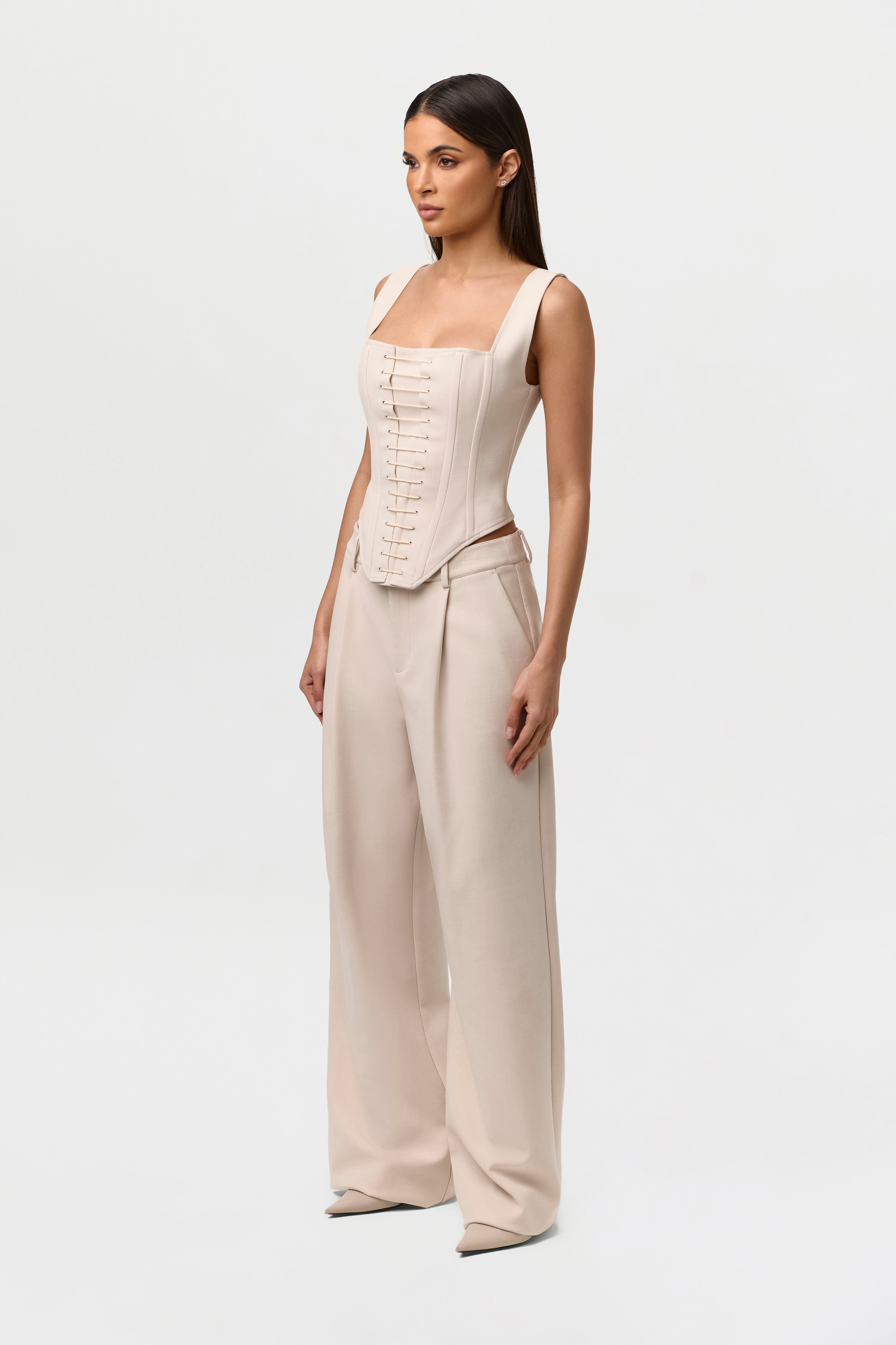 Suiting Wide-Leg Pants