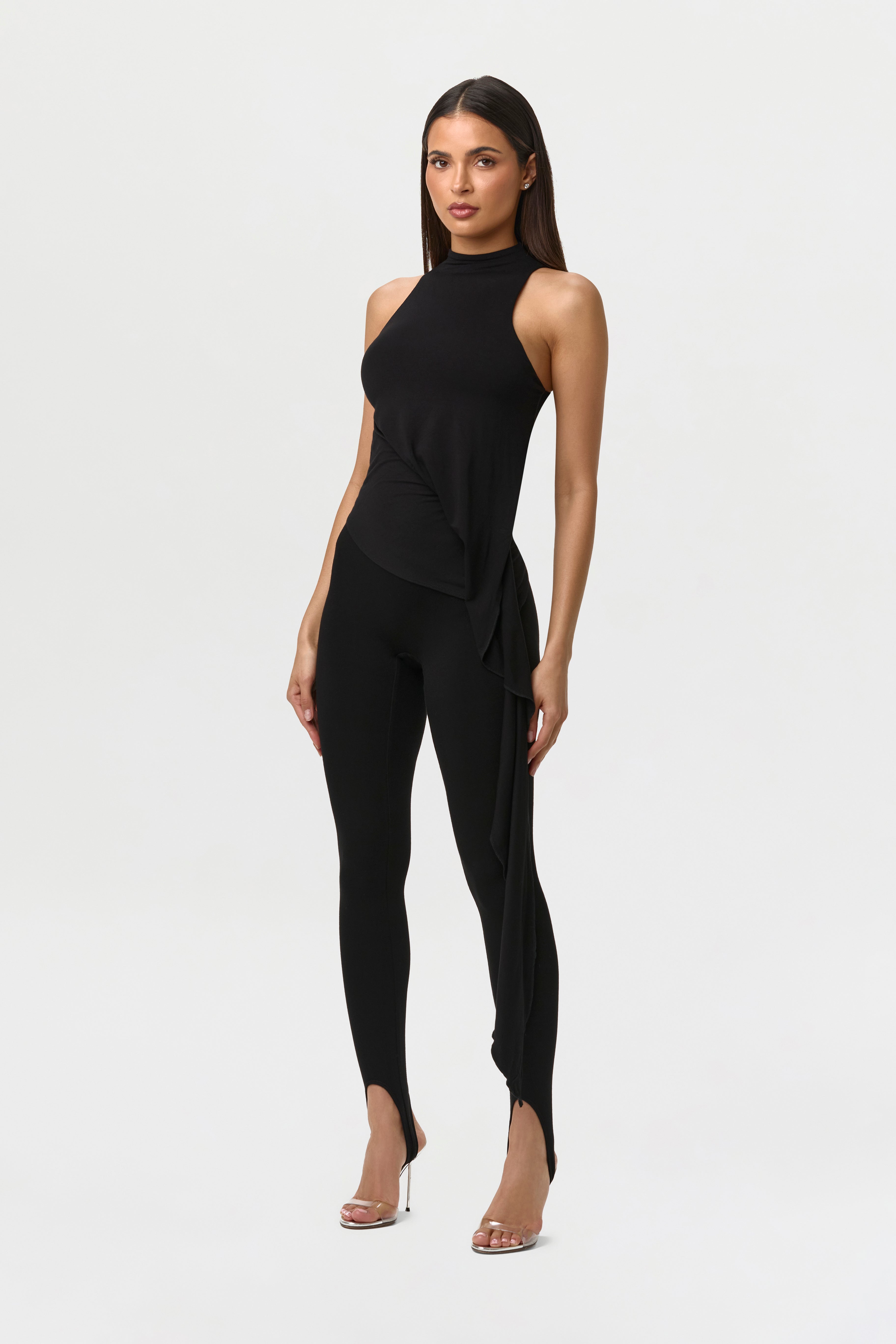 Smooth Asymmetric Stirrup Legging