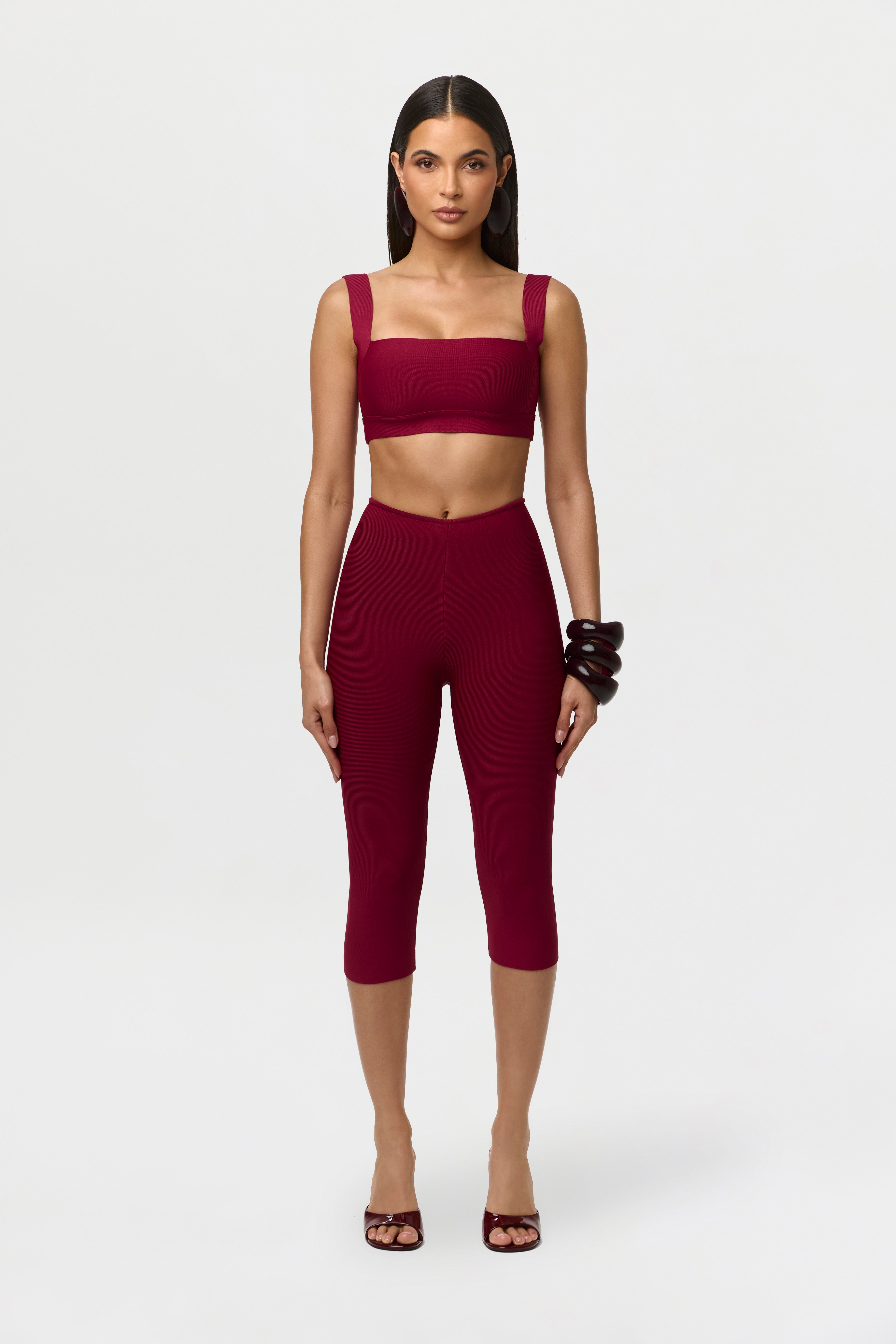 Knit Sculpt Capri Leggings