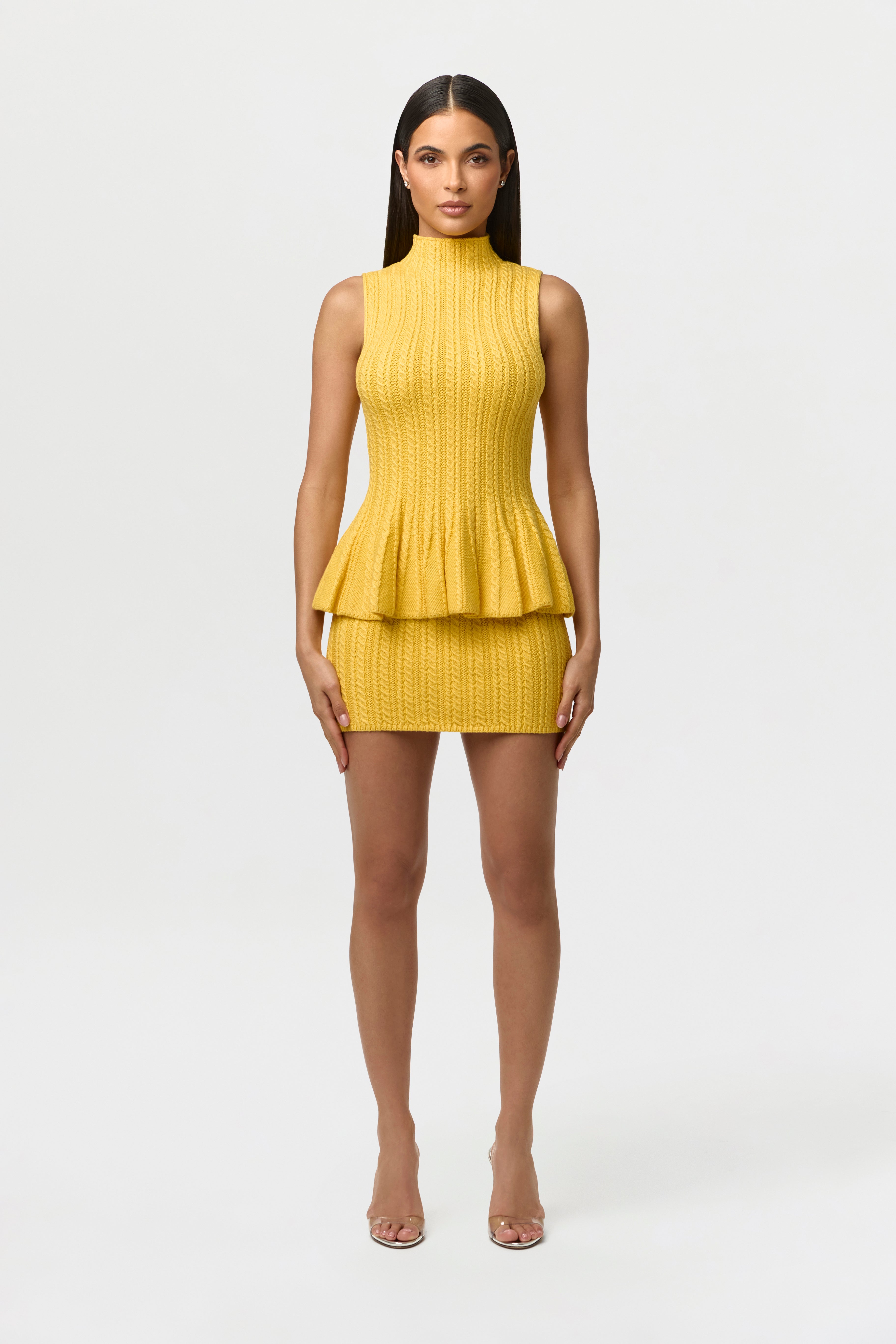Knit Micro Mini Skirt