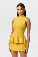 Knit Micro Mini Skirt
