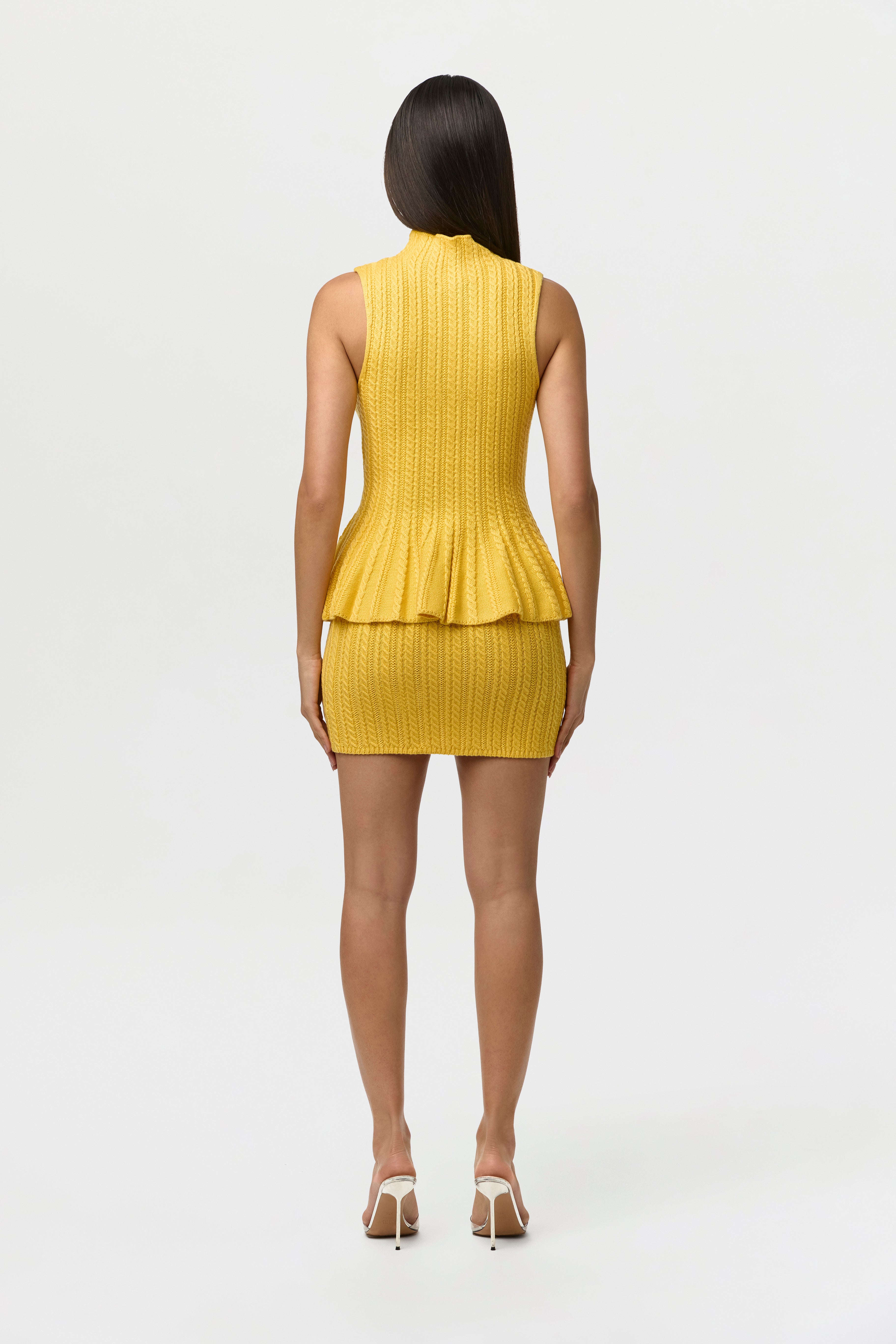 Knit Micro Mini Skirt