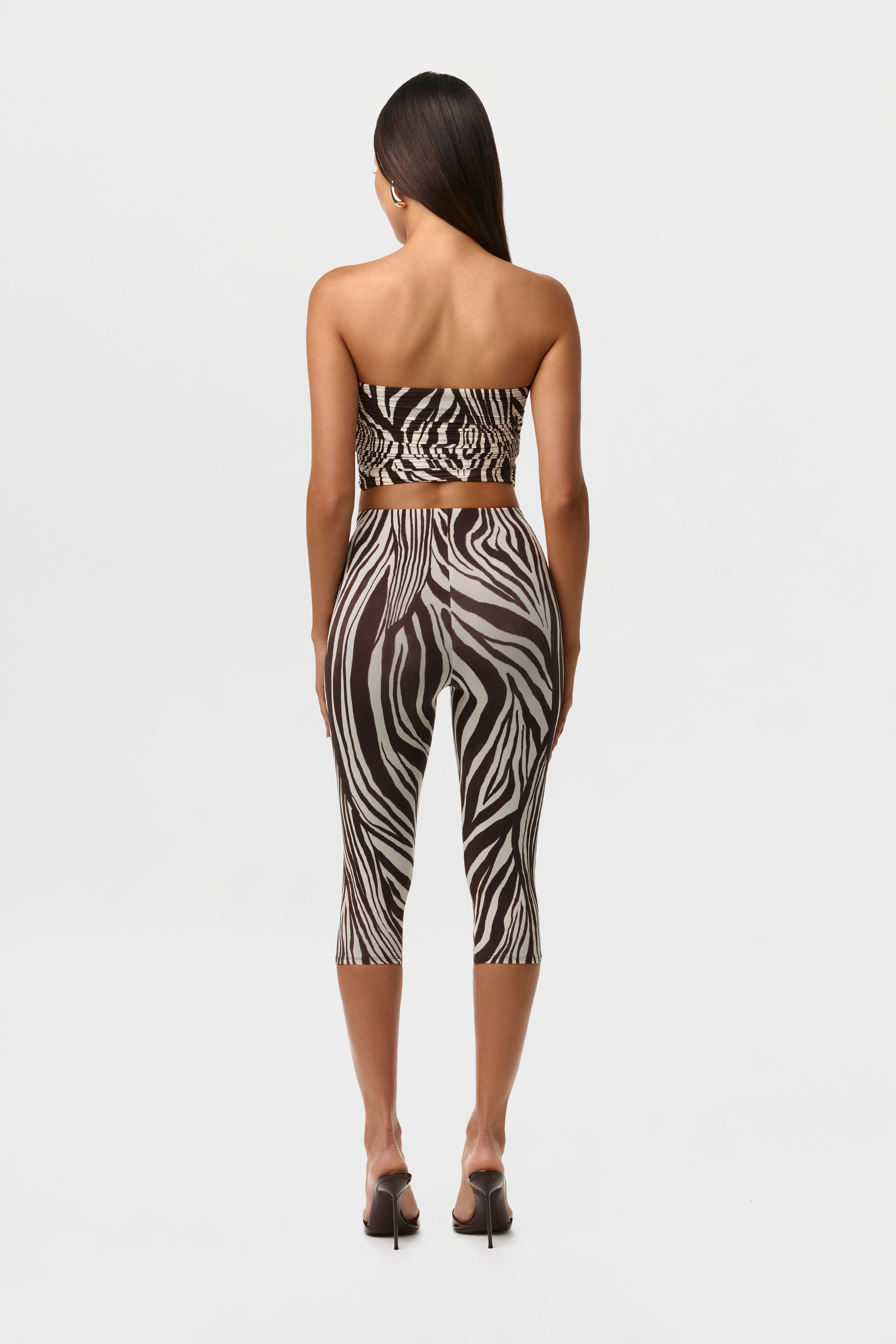 Naked Print Capri Legging