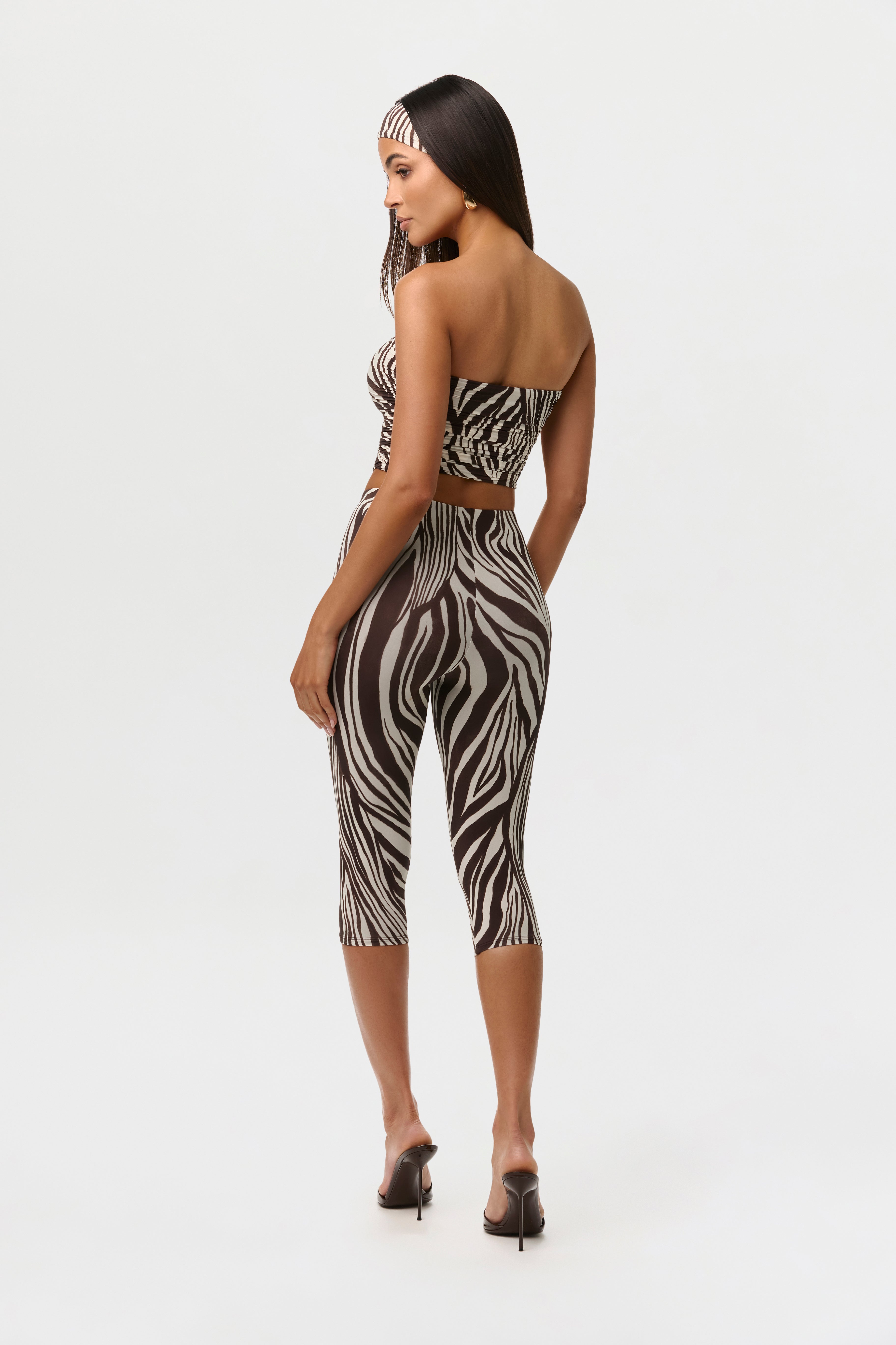 Naked Print Capri Legging