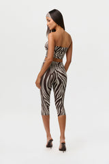 Naked Print Capri Legging