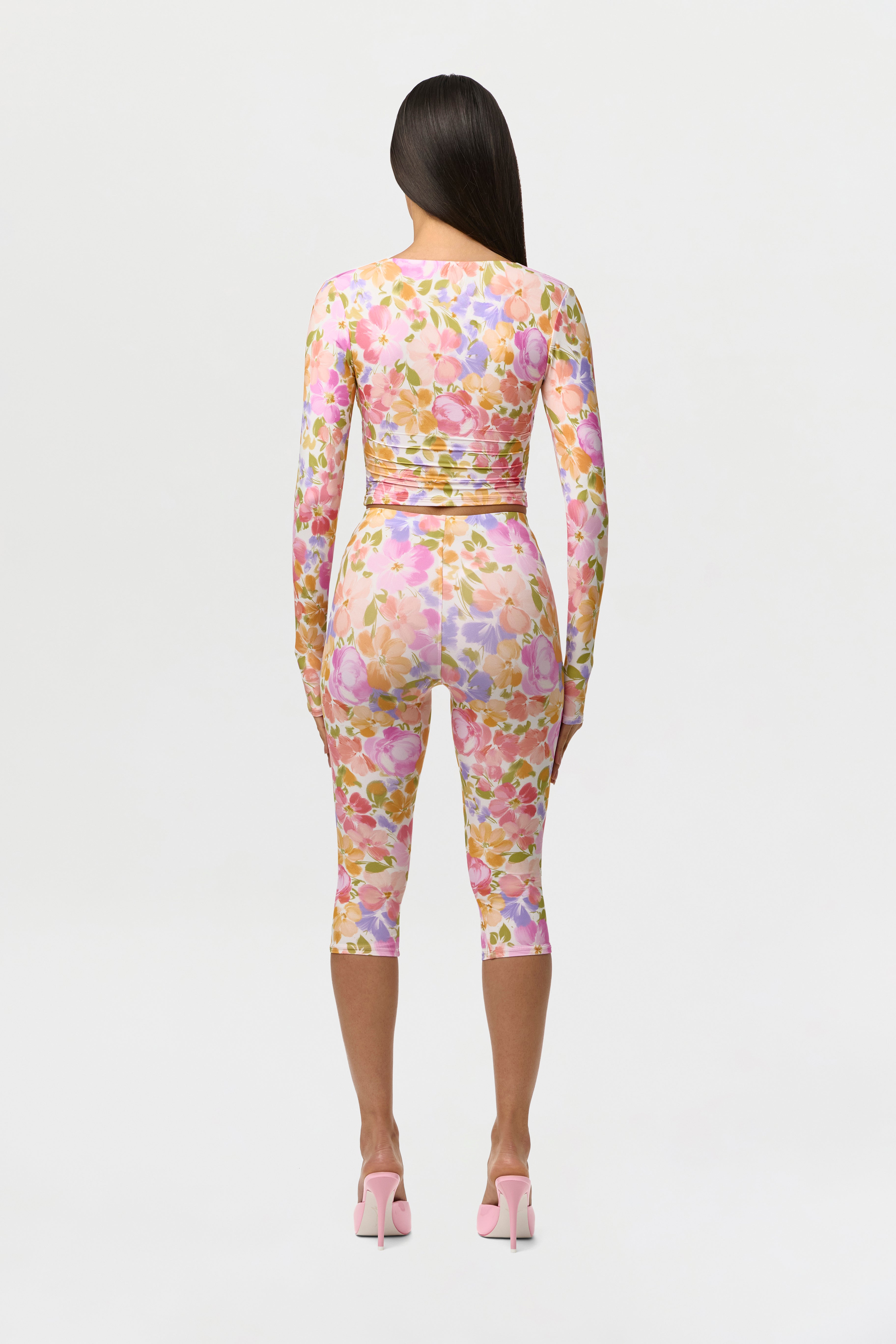 Naked Print Capri Legging