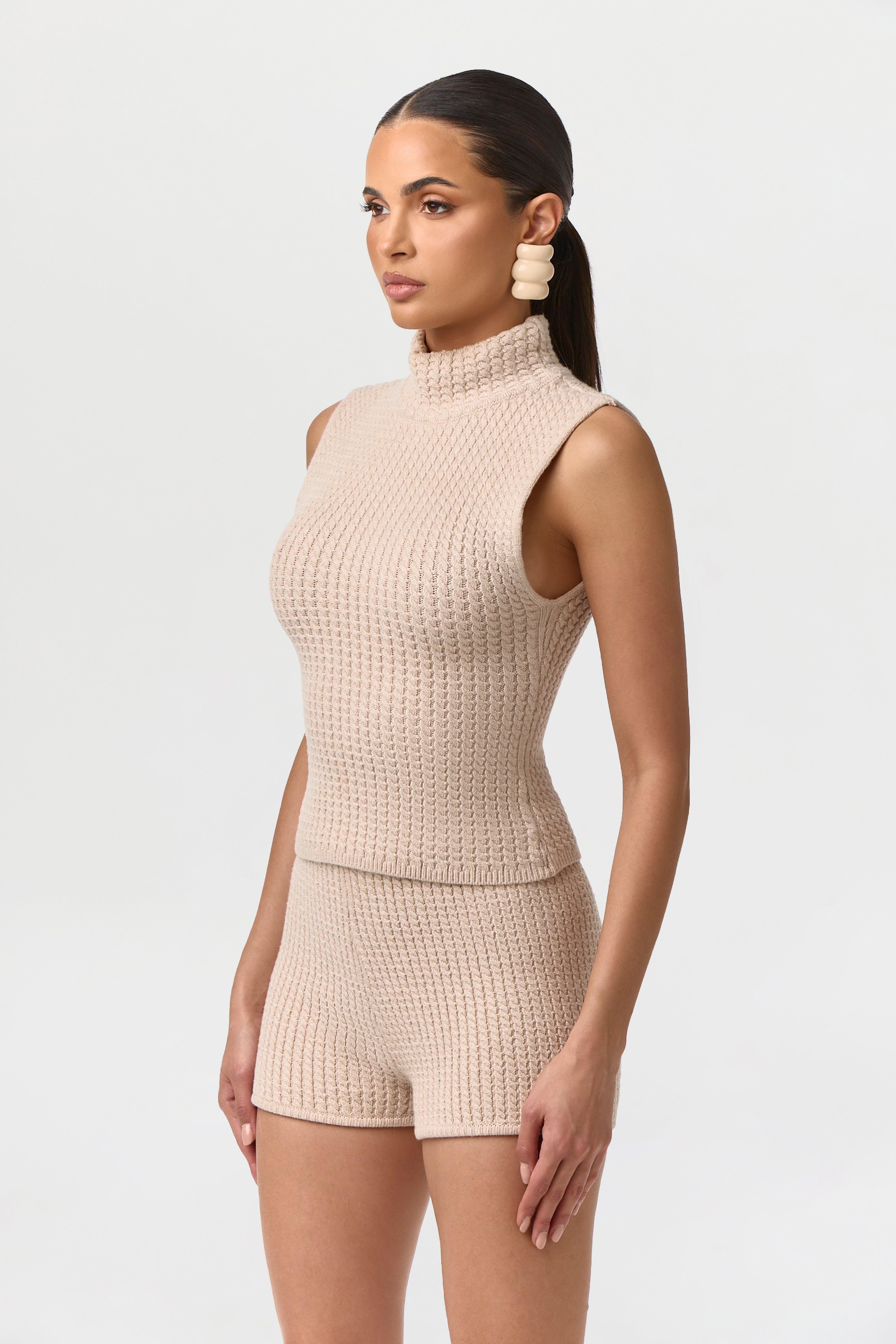 Cable Knit Hot Pants