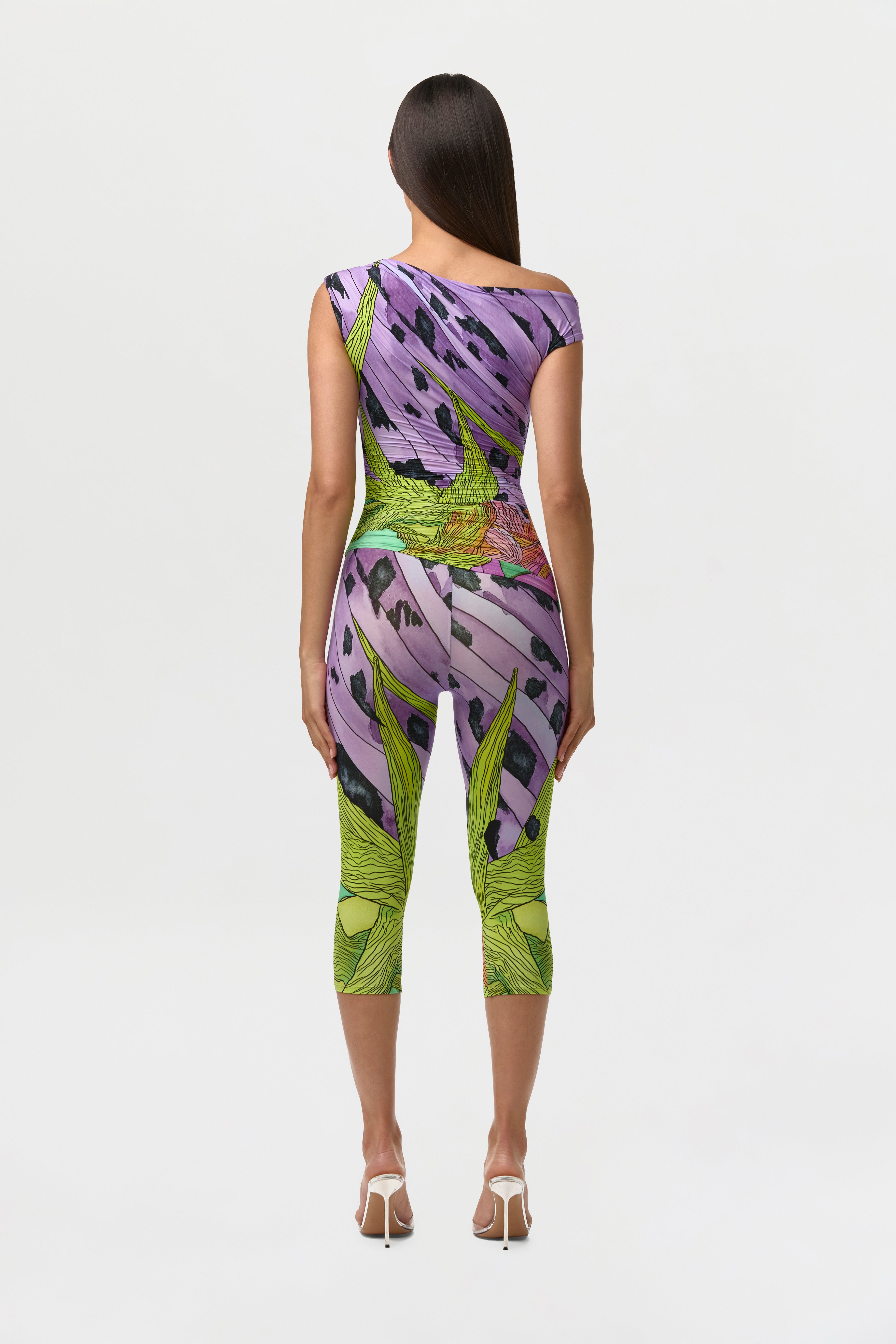 Naked Print Capri Legging