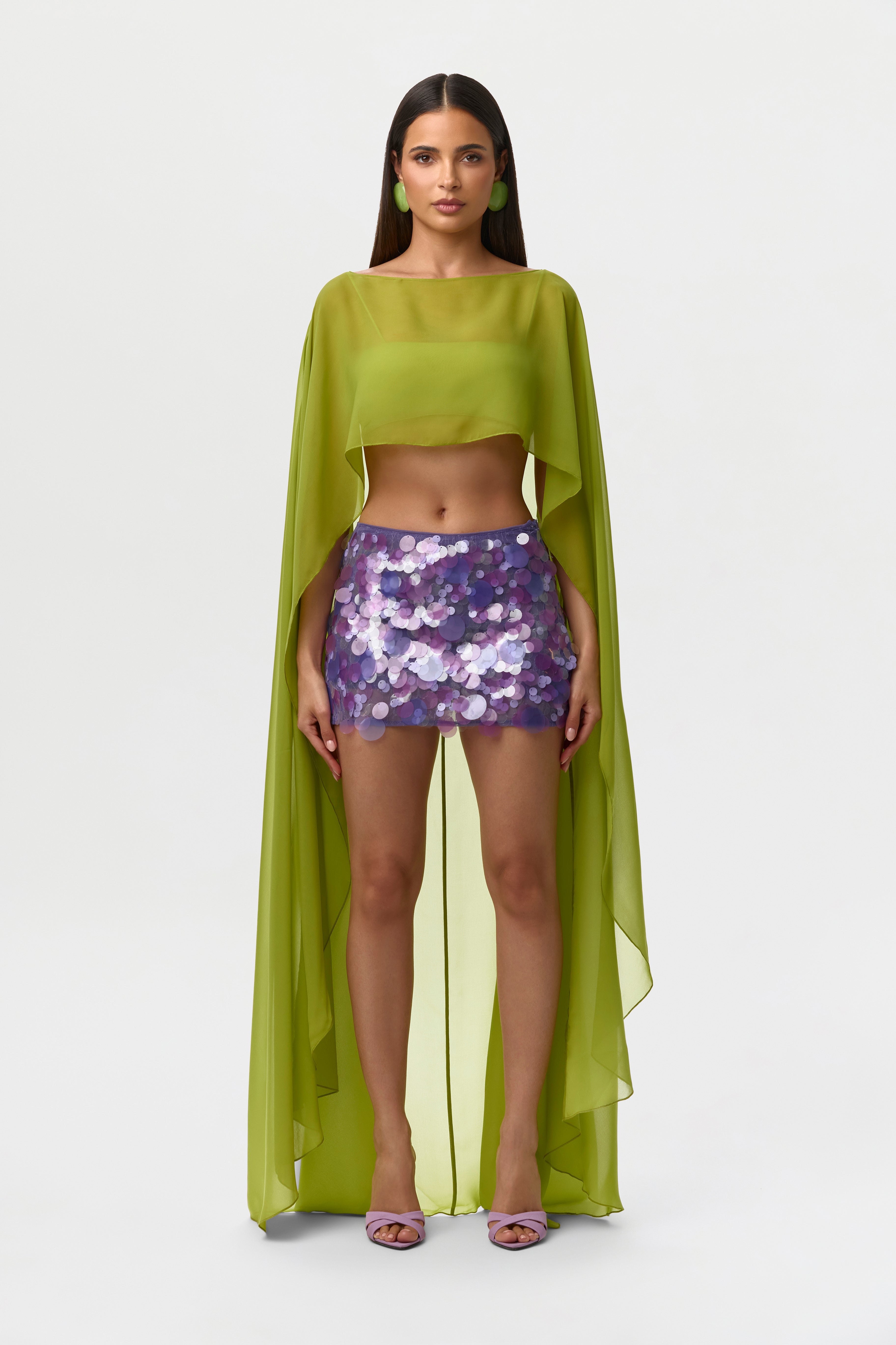 Sequin Micro Mini Skirt